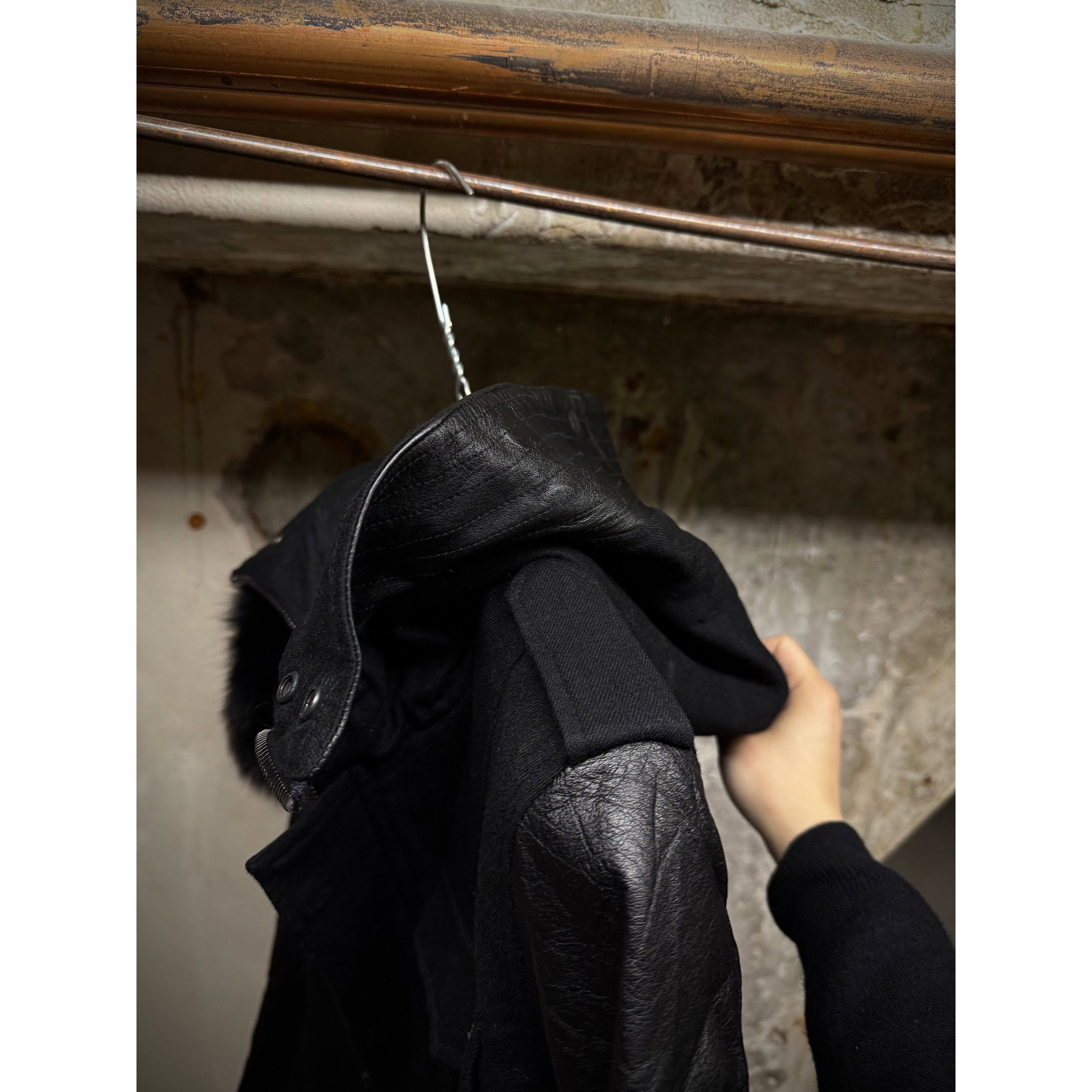 Isamu Katayama Backlash ballet by Katayama BACKLASH Fox Hooded Cow Leather Jacket Size US XXS / EU 40 - 8 Thumbnail