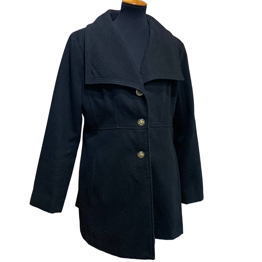 Jessica Simpson Jessica Simpson XL 16/18 Knee Length Warm Basic Pea Coat Size XL / US 12-14 / IT 48-50 - 1 Thumbnail