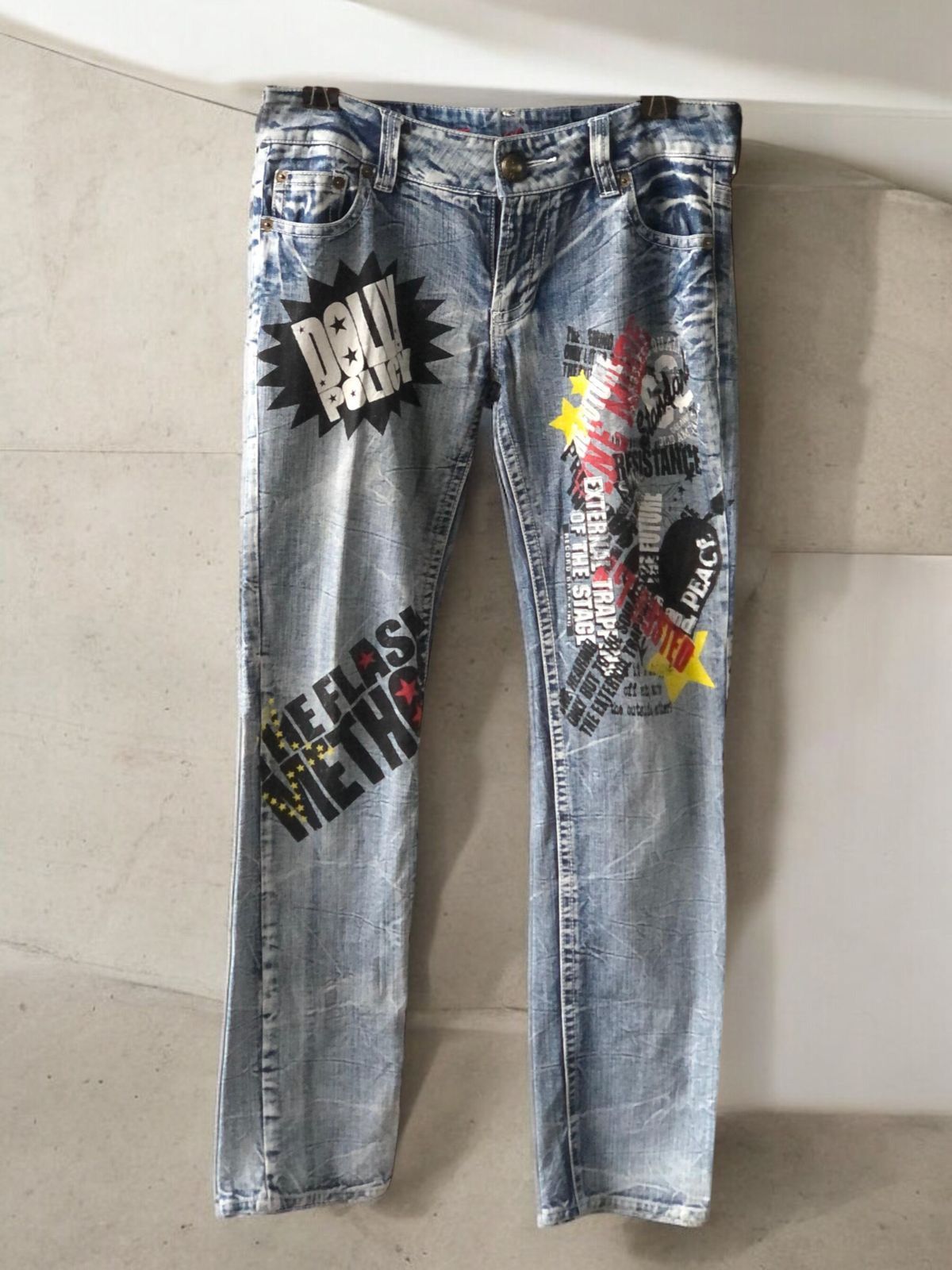 Hysteric Glamour × Japanese Brand × Seditionaries The Vintage Standard Design Honeycomb Denim Pants Size US 31 - 1 Thumbnail