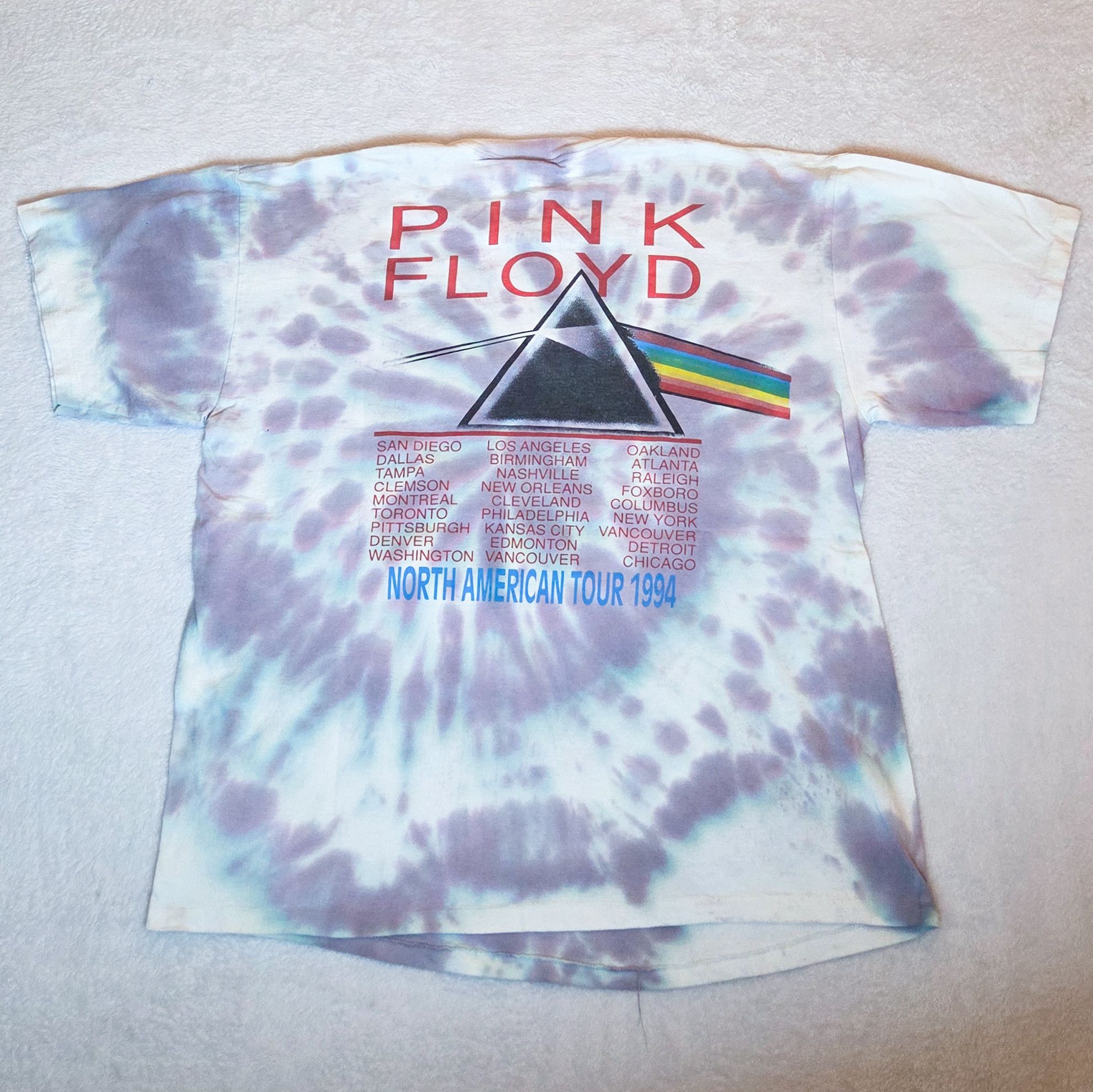Pink Floyd 1994 Pink Floyd North American Tour Tee Size US XL / EU 56 / 4 - 3 Thumbnail