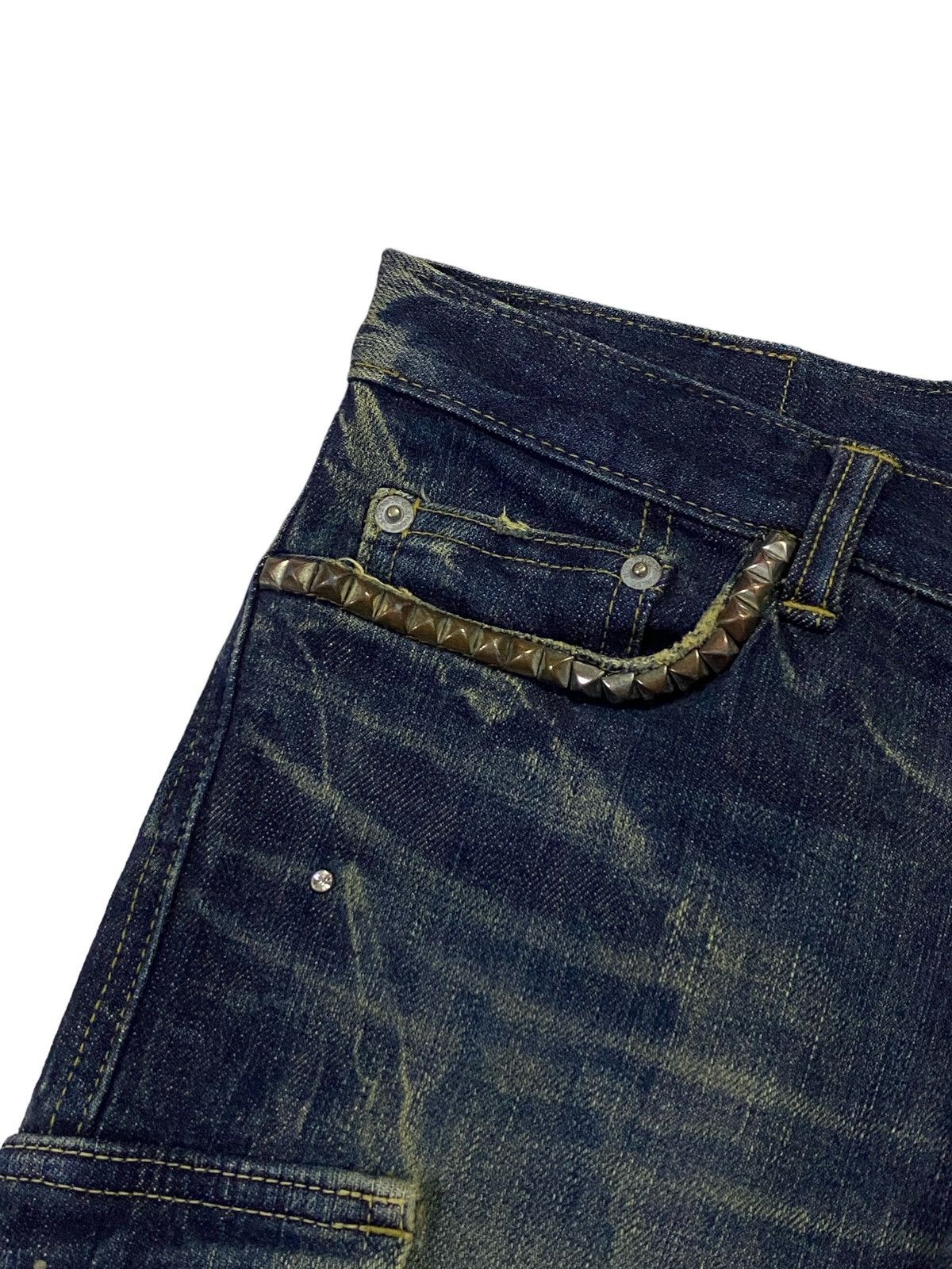 Hysteric Glamour Hysteric Glamour Strechable 3 Quarters Cargo Jeans Size 28" / US 6 / IT 42 - 13 Thumbnail