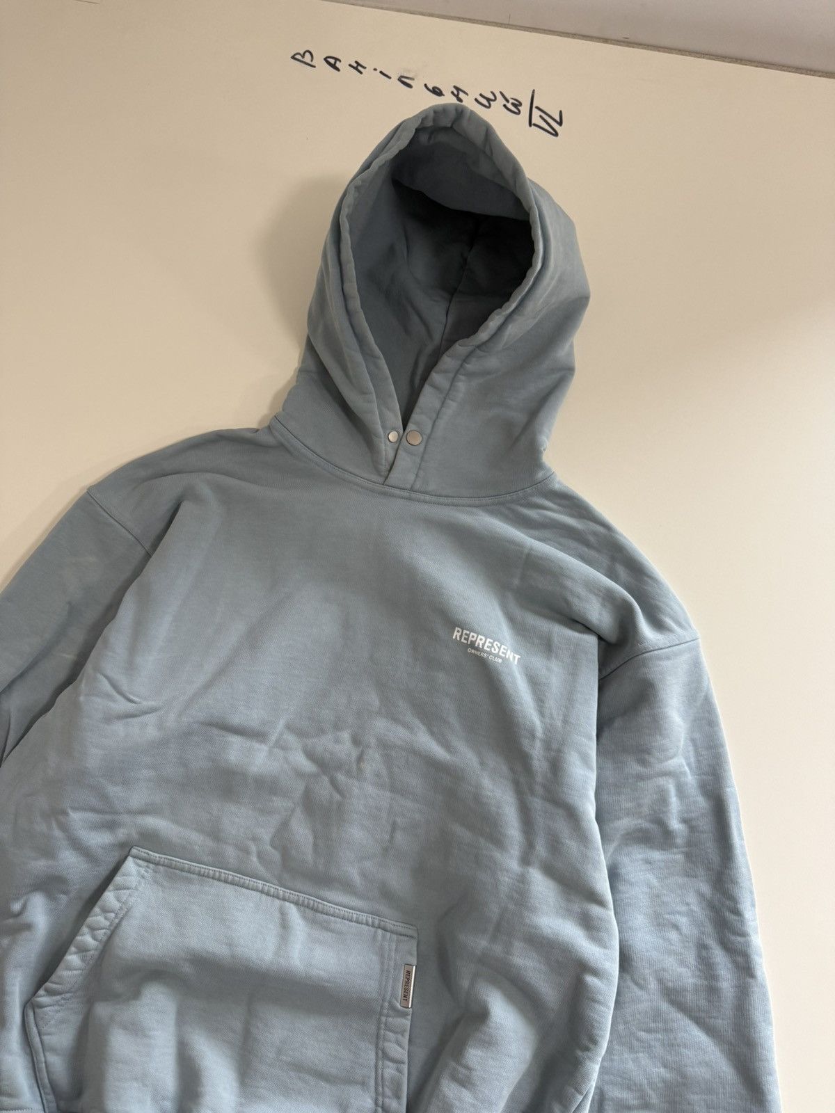 Represent Clo. REPRESENT OWNERS HOODIE POWDER BLUE Size US M / EU 48-50 / 2 - 2 Thumbnail