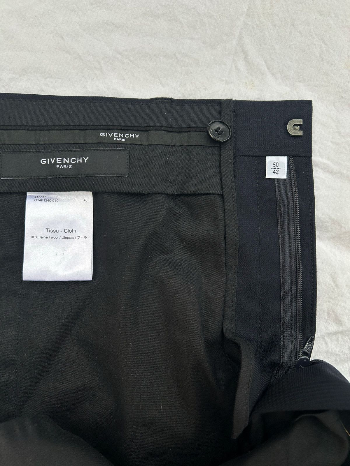 Givenchy Givenchy Navy Glen Check Suit in Wool - size 50 Size 50R - 8 Thumbnail