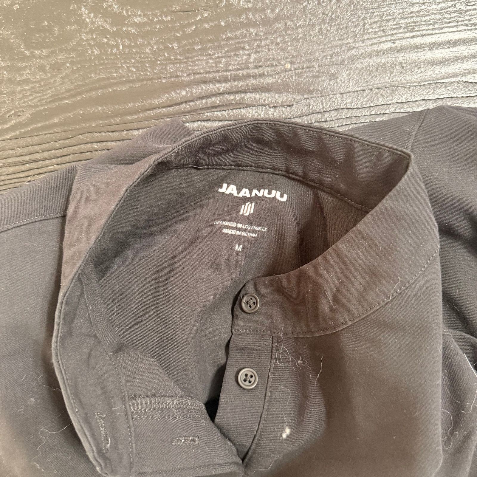 Other Jaanuu Black Short-Sleeve Scrub Top | Sz M Size M / US 6-8 / IT 42-44 - 5 Thumbnail