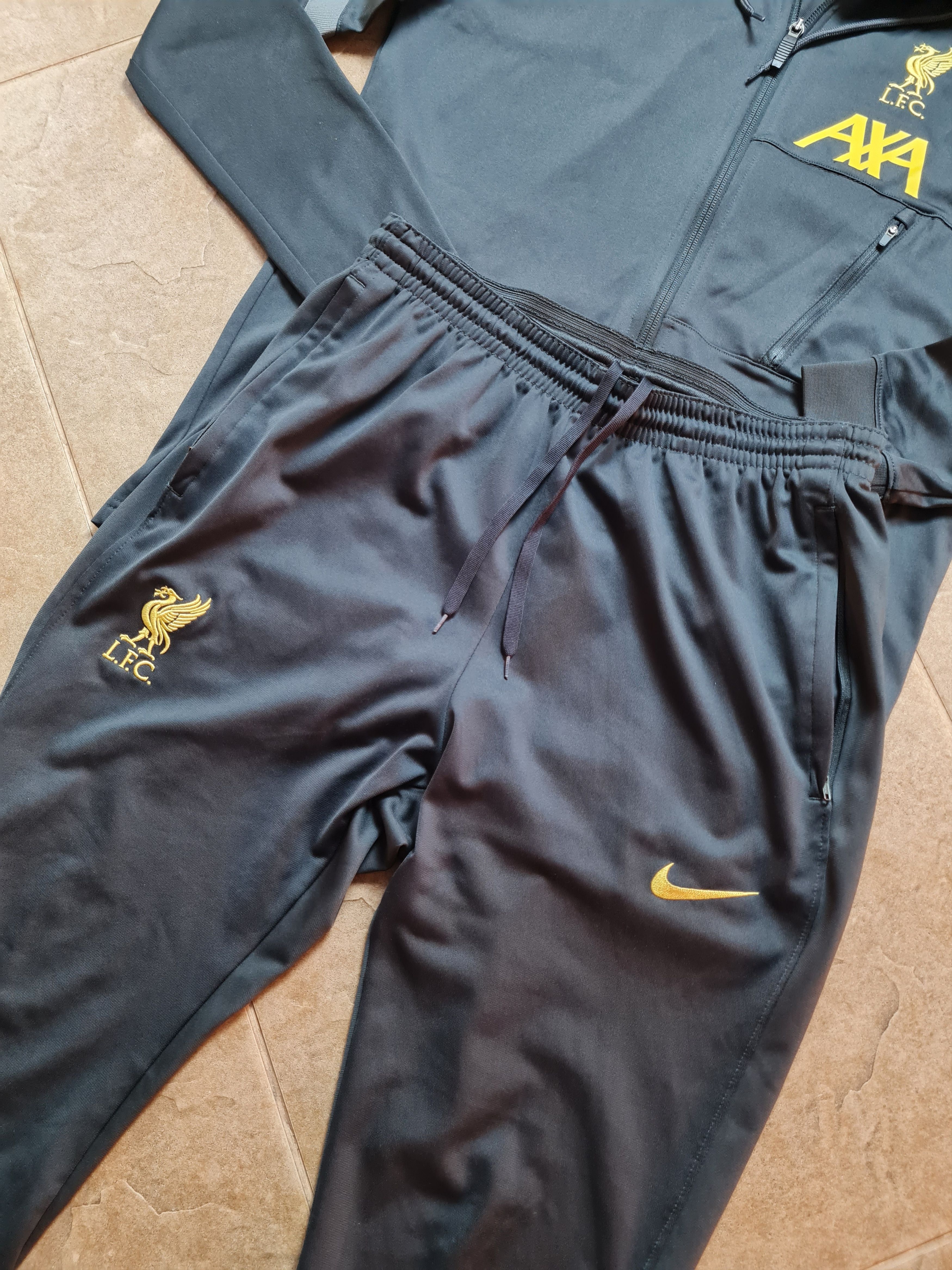 Nike Football Suit Jacket And Pants Y2K Drill Nike FC Liverpool M Size 48R - 15 Thumbnail