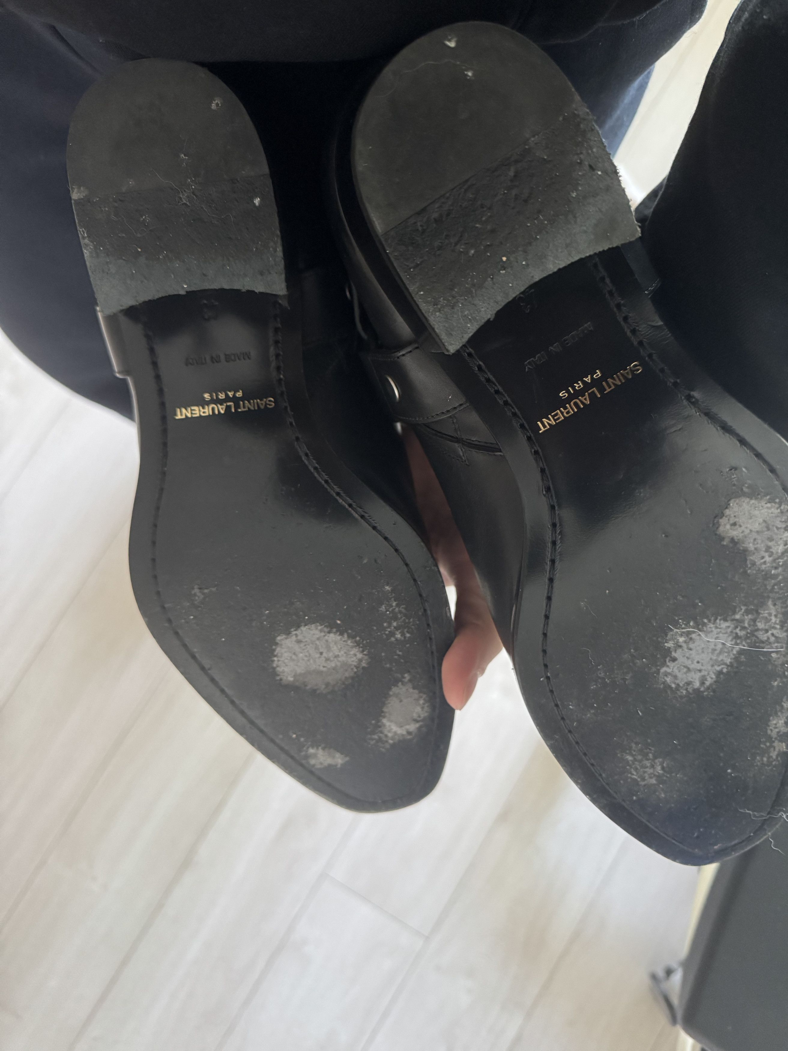 Yves Saint Laurent Saint Laurent Wyatt Harness Boot in Noir Size US 10 / EU 43 - 10 Thumbnail