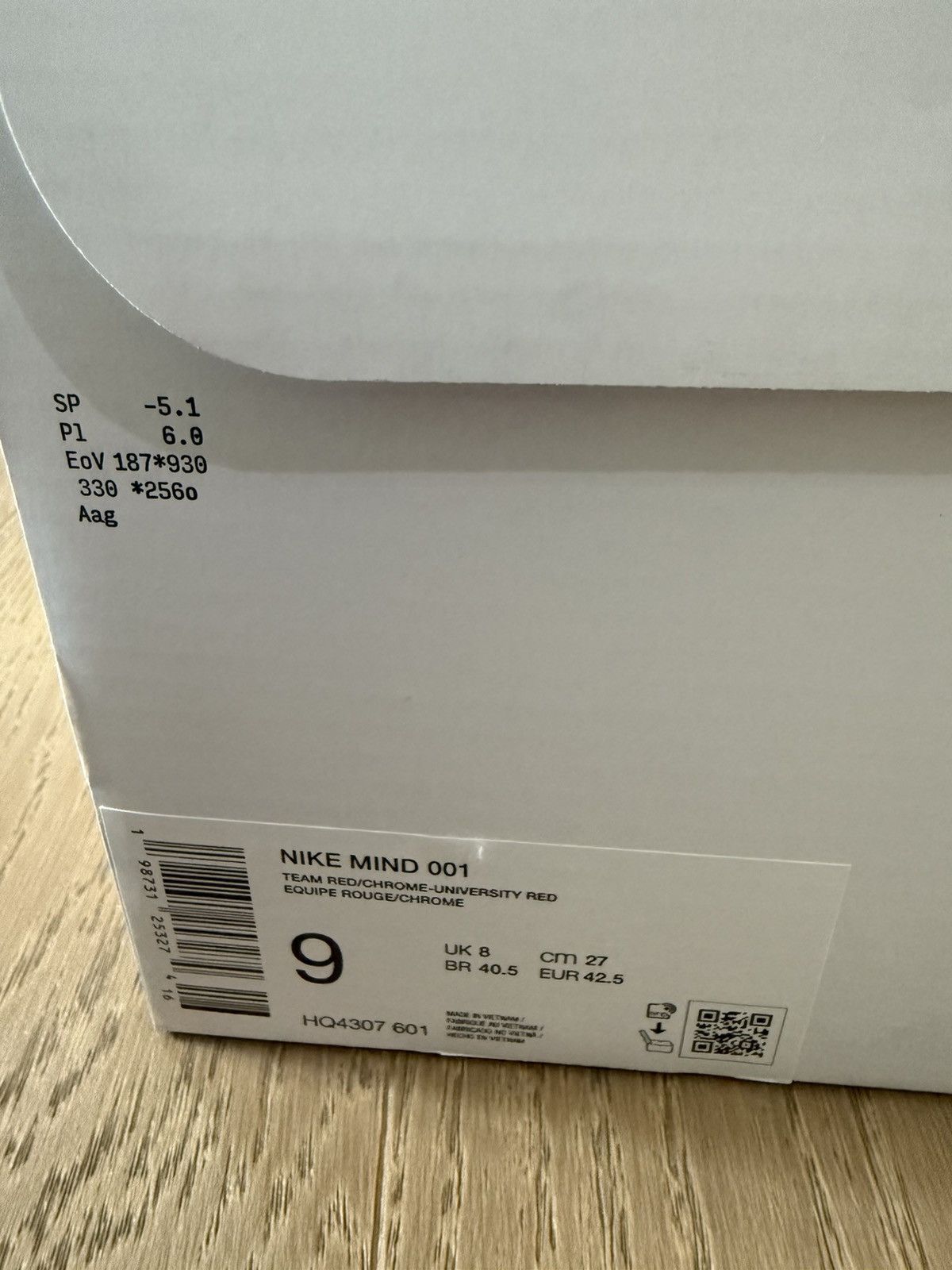 Nike Nike Mind 001 Team Red Chrome University Red HQ4307-601 Size US 9 / EU 42 - 8 Thumbnail