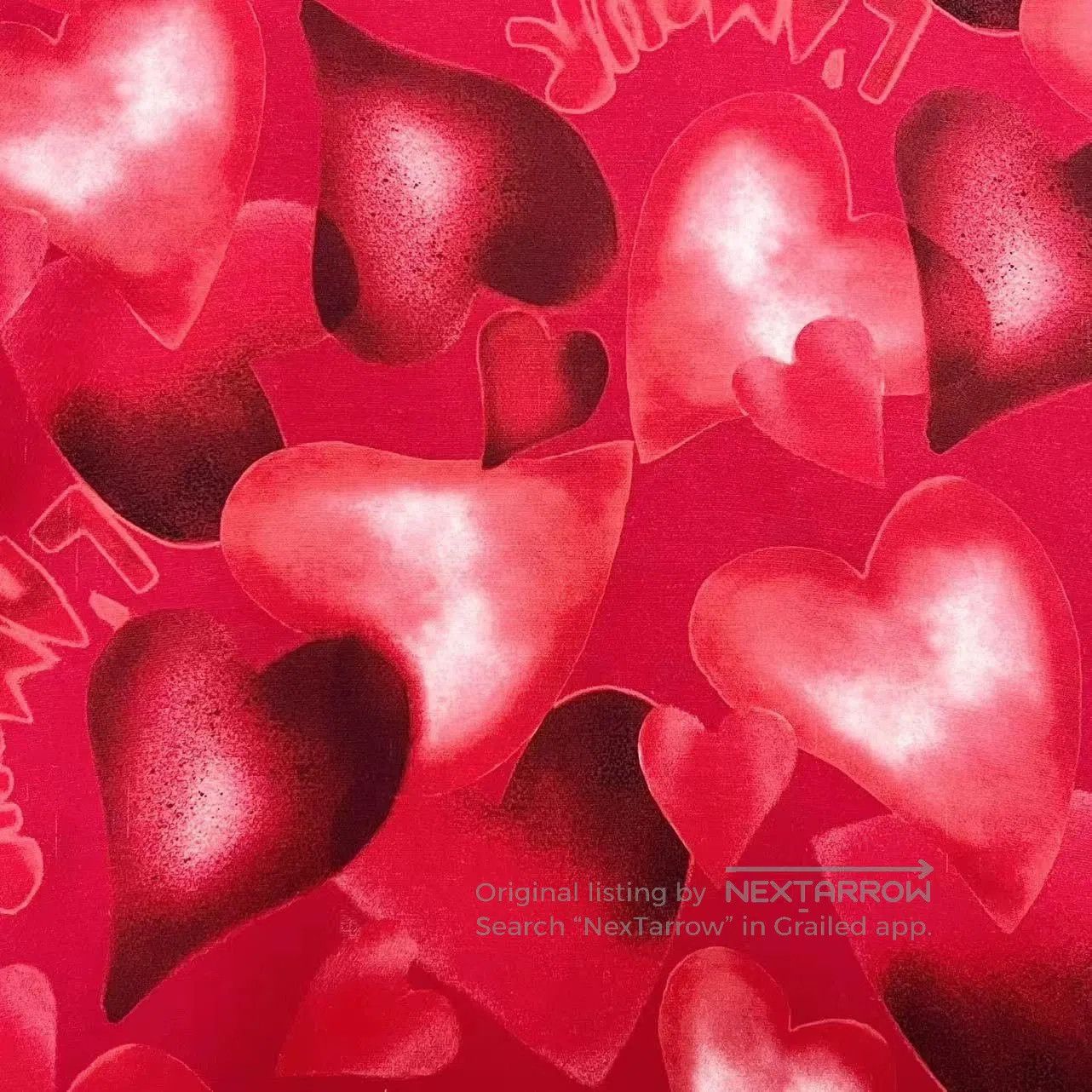 Valentino red floral heart print dress by Valentino. Size M / US 6-8 / IT 42-44 - 4 Thumbnail