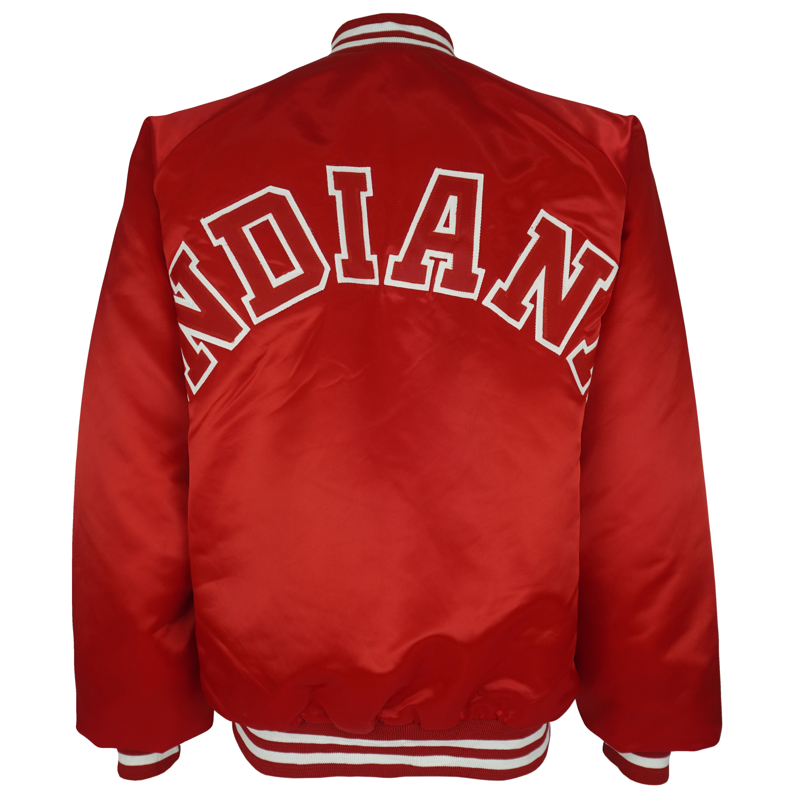 Chalk Line NCAA (Vintage) - Indiana Hoosiers Satin Jacket 1990s Size US XL / EU 56 / 4 - 2 Thumbnail