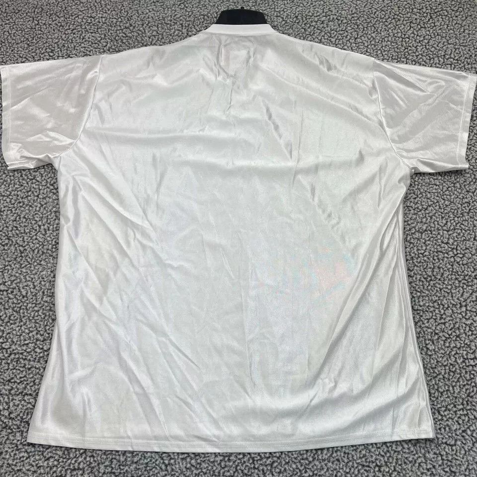 Other × Vintage Football Jersey Shirt Men 2XL White Plain Blank Short Sleeve Size US XXL / EU 58 / 5 - 2 Thumbnail