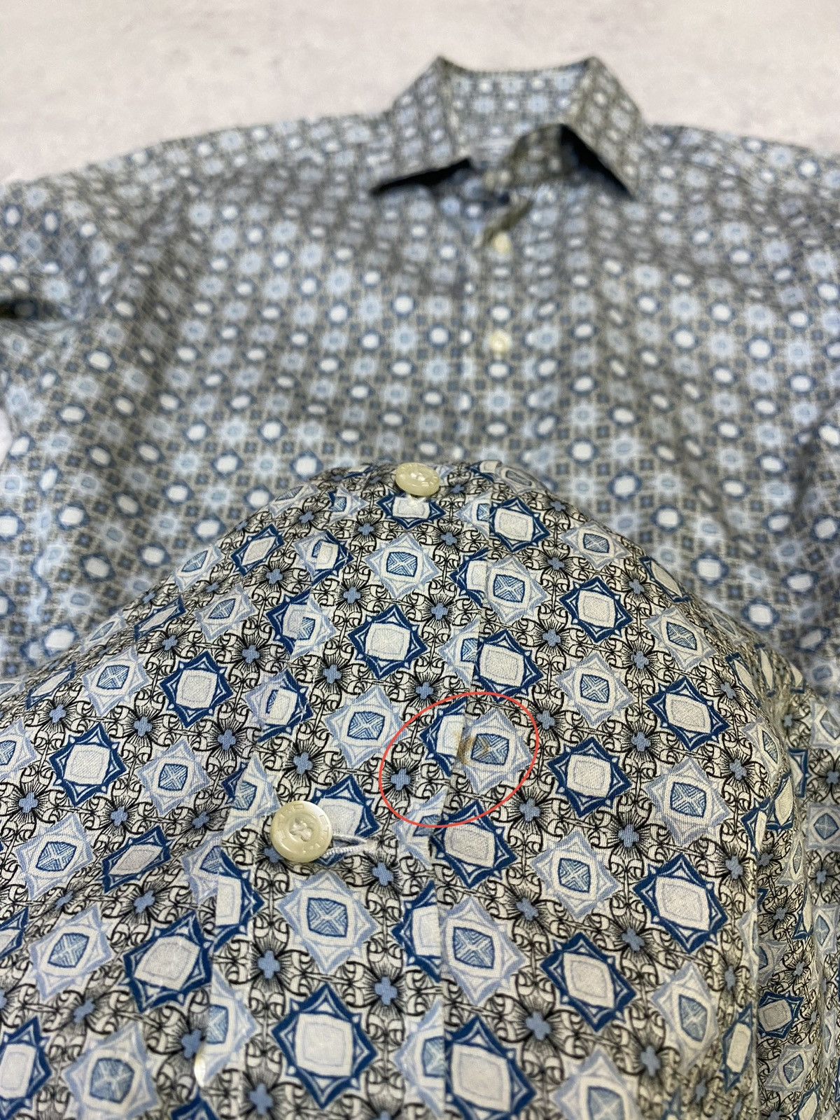 Etro ETRO Mens Multicolor Button Up Shirt Size 38 Size US S / EU 44-46 / 1 - 8 Thumbnail