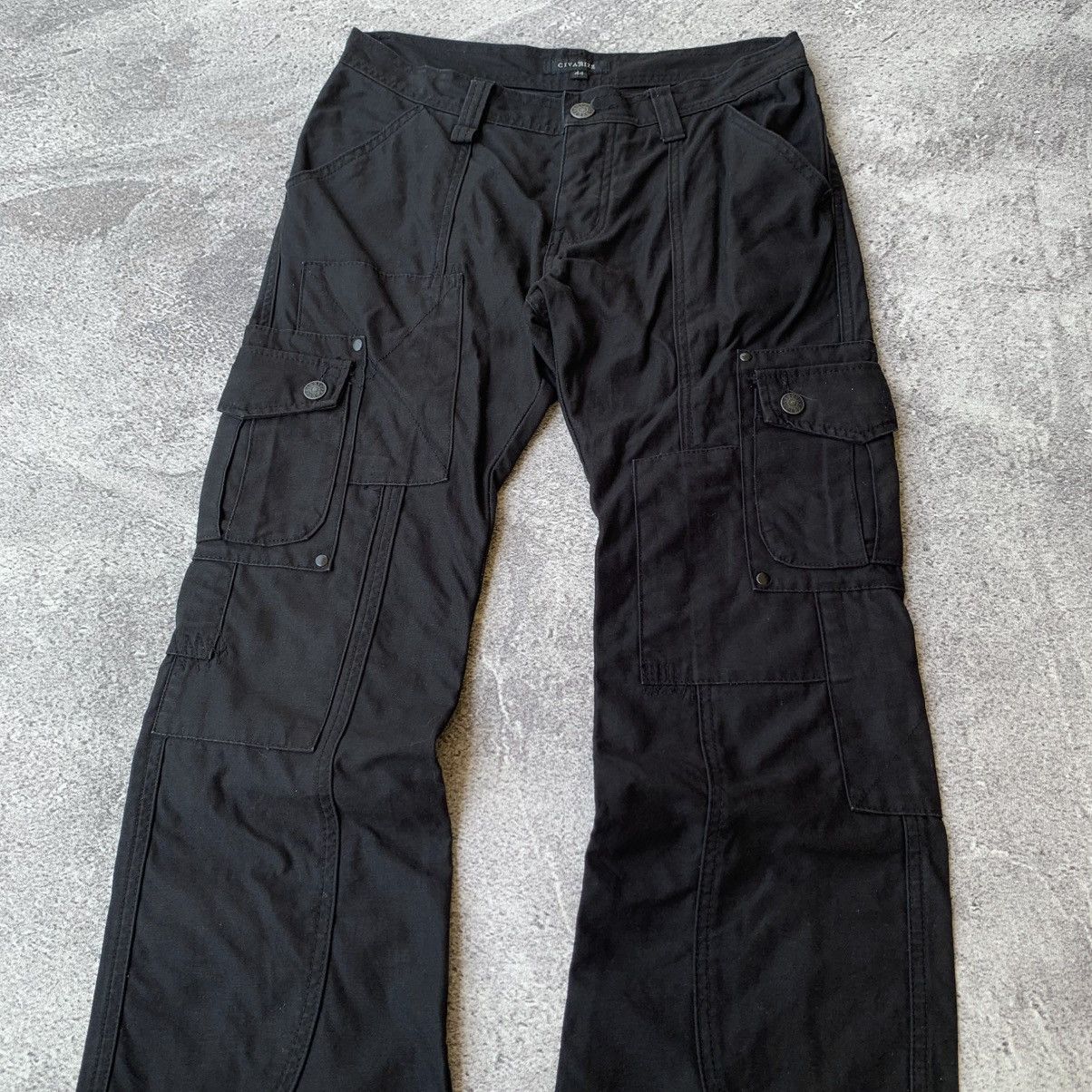 CIVARIZE CIVRIZE patchwork Cargo Flare Jeans Size US 30 / EU 46 - 3 Thumbnail