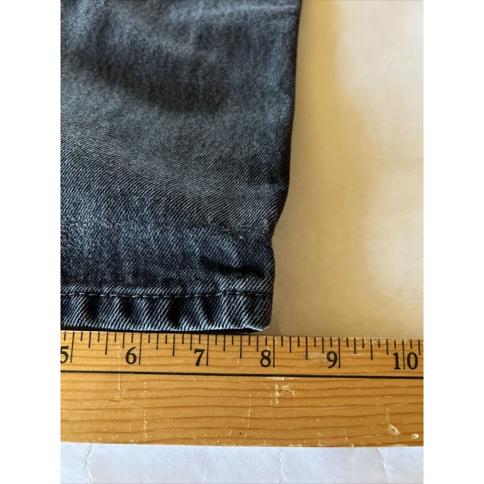 Levi's Levis Jeans Mens 33x30 Dark Gray 505 Denim Cotton Workwear Size US 33 - 9 Thumbnail