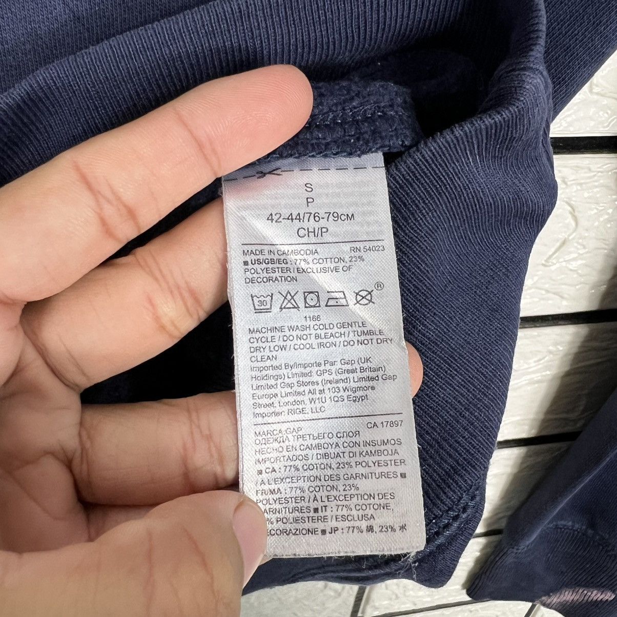 Gap GAP Spellout Big Logo Crewneck Sweatshirt #4224-C192 Size US S / EU 44-46 / 1 - 10 Thumbnail