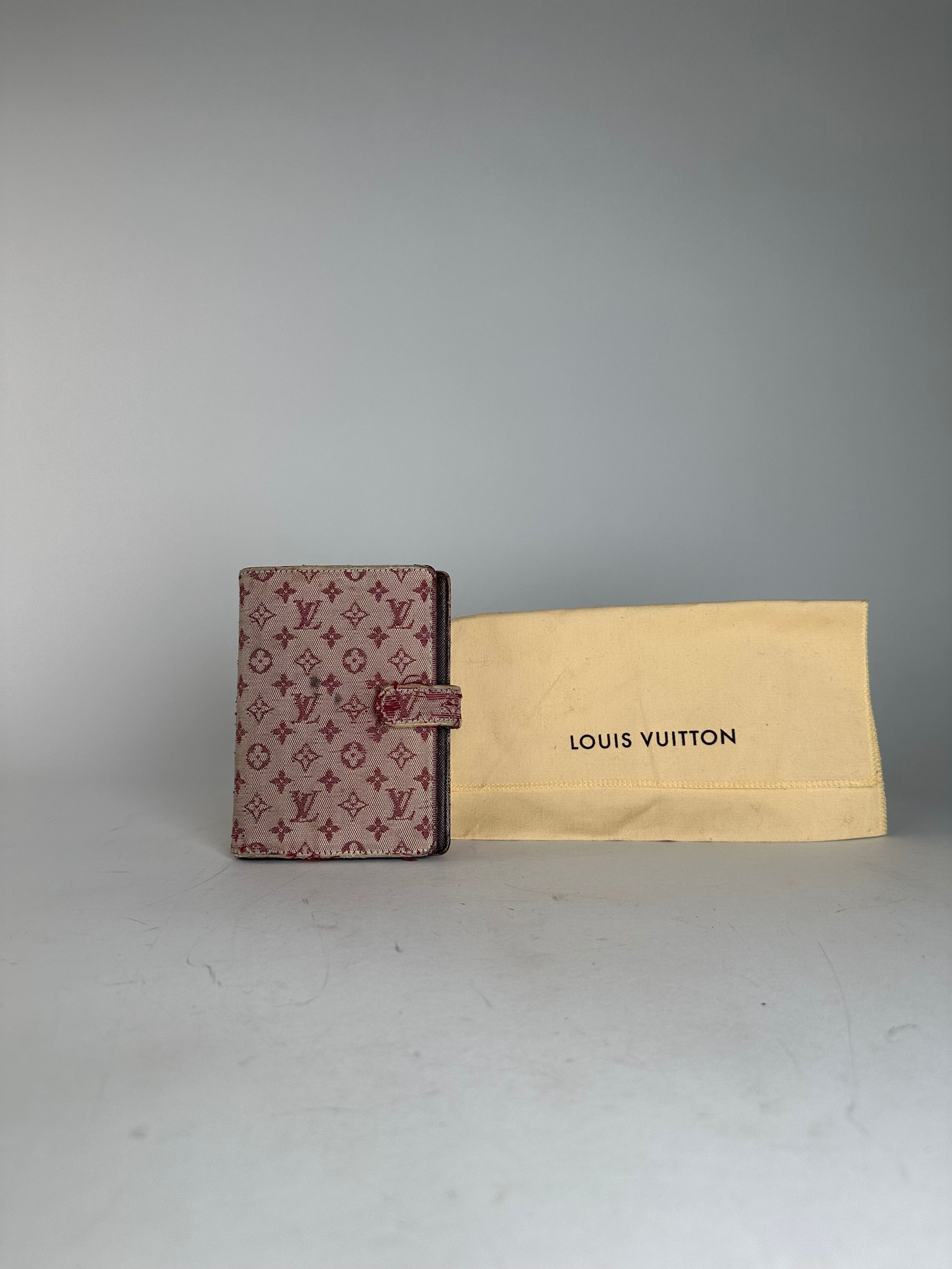 Louis Vuitton Vintage Denim Leather Card Holder / Oraganizer Purple Beige Size ONE SIZE - 1 Thumbnail