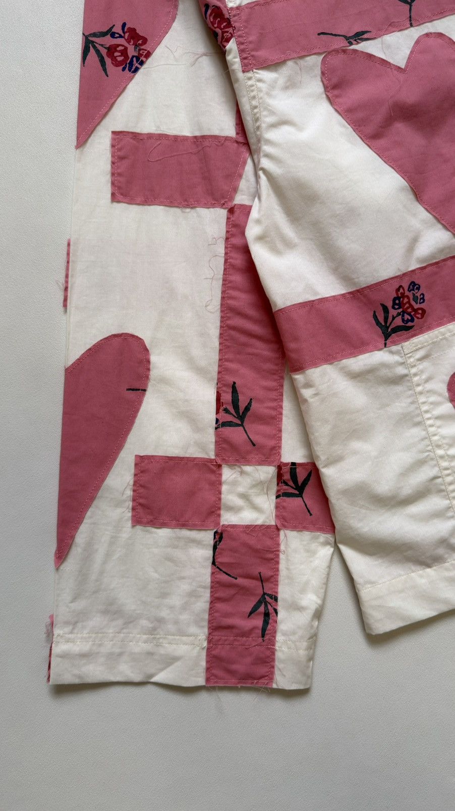 Story Mfg. S/S 24 Sample ‘Patch Work Hearts’ Over Shirt Size US M / EU 48-50 / 2 - 10 Thumbnail