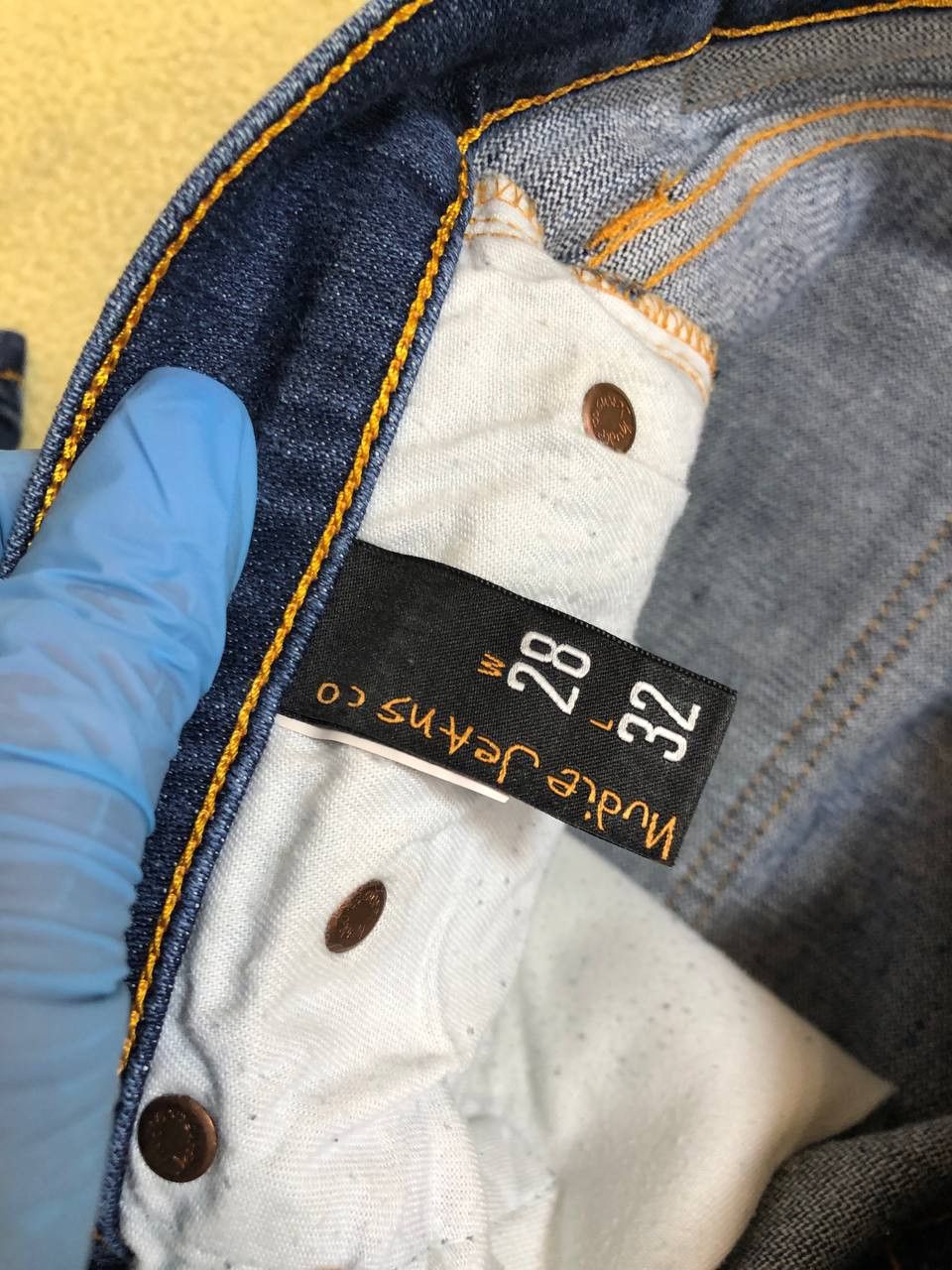 Nudie Jeans Nudie Jeans Co Grim Tim Men's Slim Fit Blue Denim Jeans Size US 28 / EU 44 - 4 Thumbnail