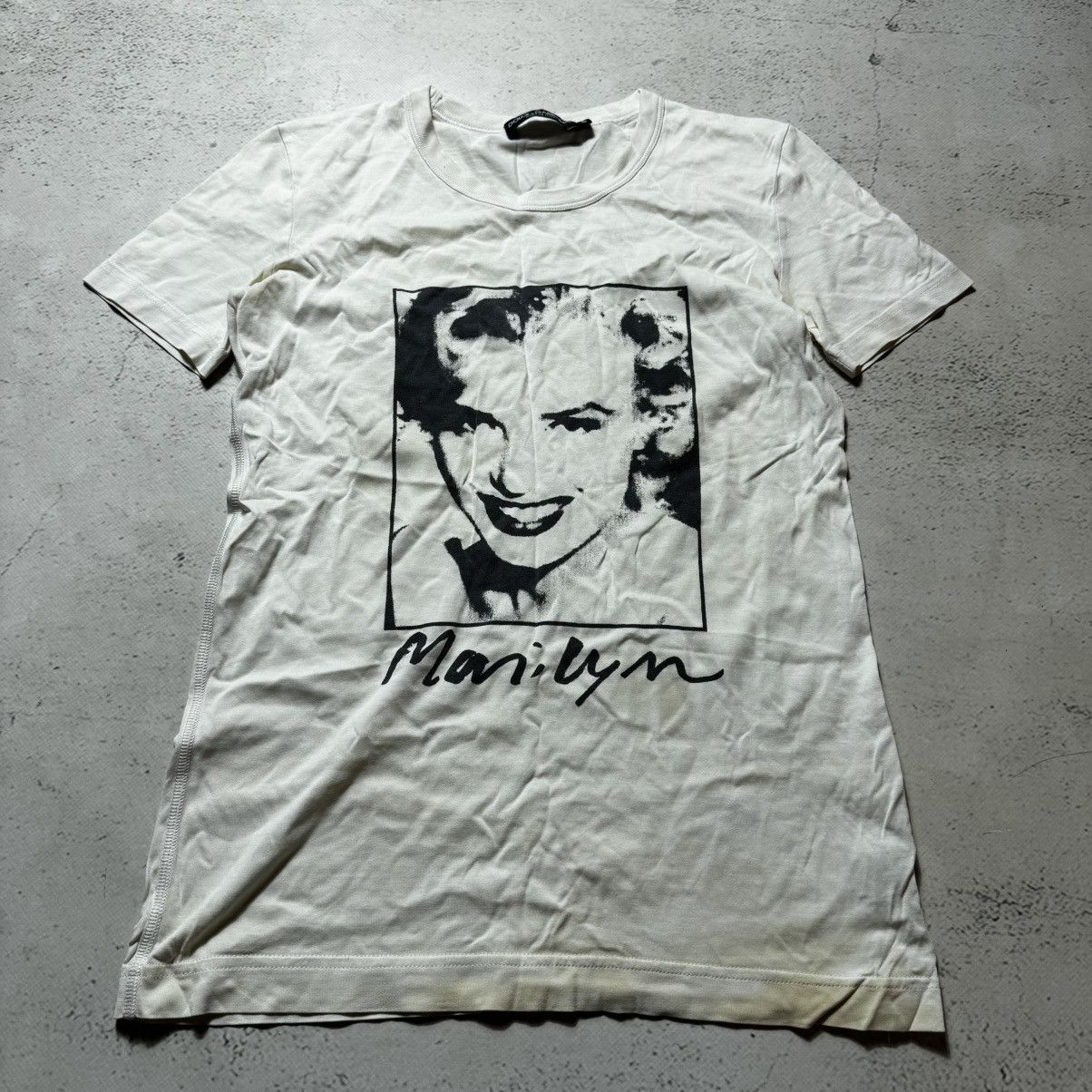 avant garde t shirt dolce gabbana with marilyn monroe 2009