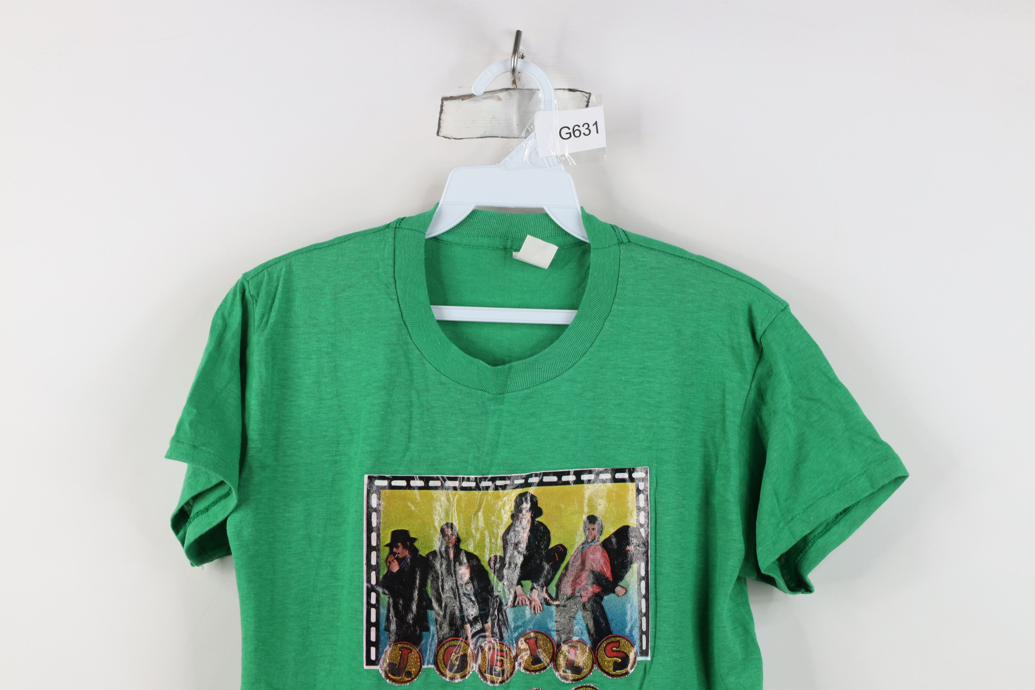 Vintage Vintage 70s 80s J Geils Band Short Sleeve T-Shirt Green USA Size US M / EU 48-50 / 2 - 2 Thumbnail