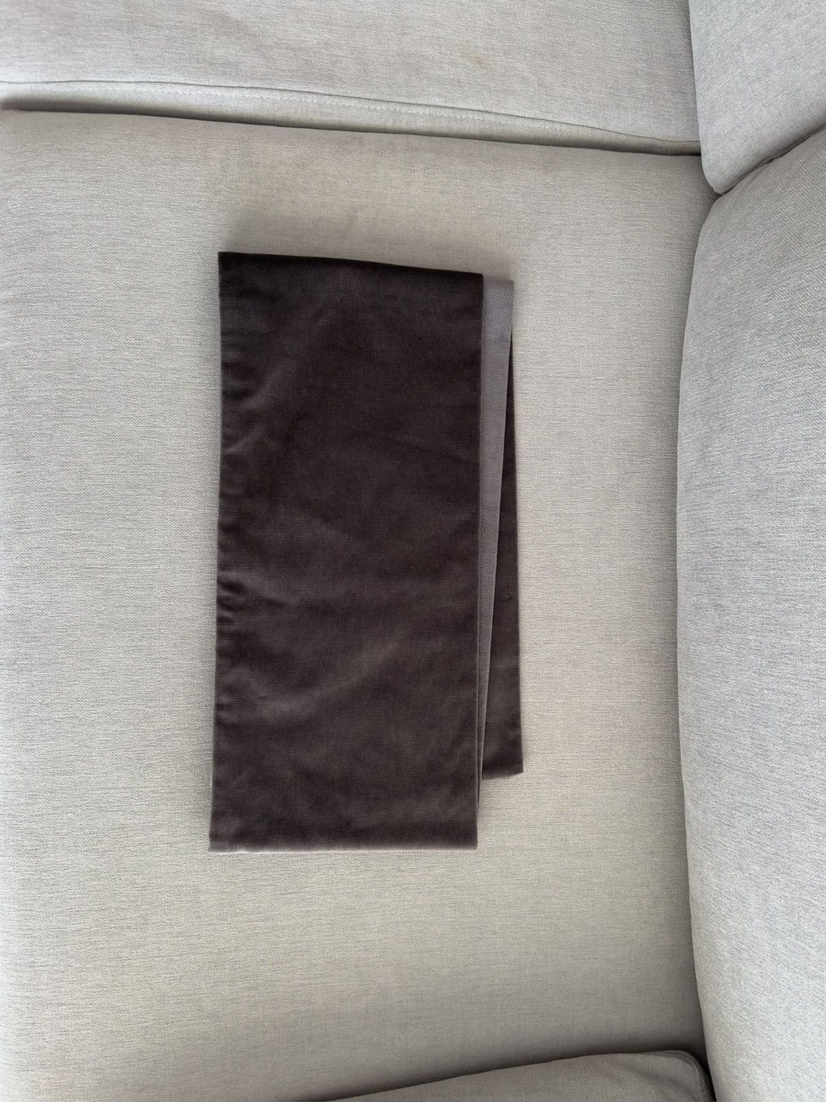 Dolce & Gabbana D&C Velvet Scarf Size ONE SIZE - 2 Thumbnail