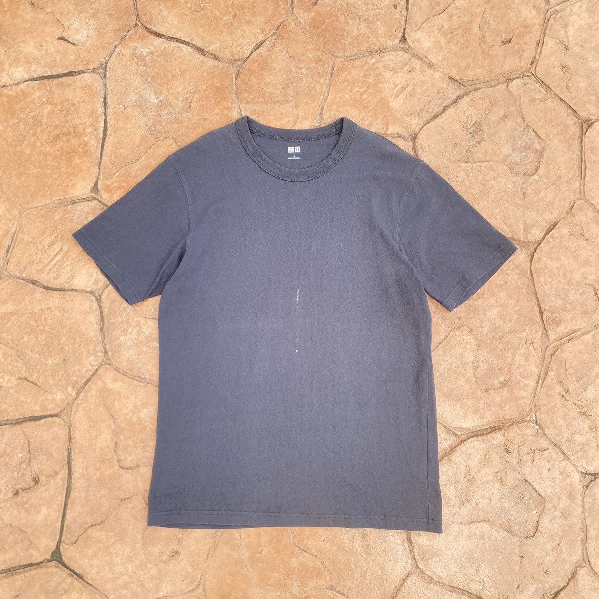 image of Faded Lemaire x Uniqlo Tee in Black, Men's (Size Large)