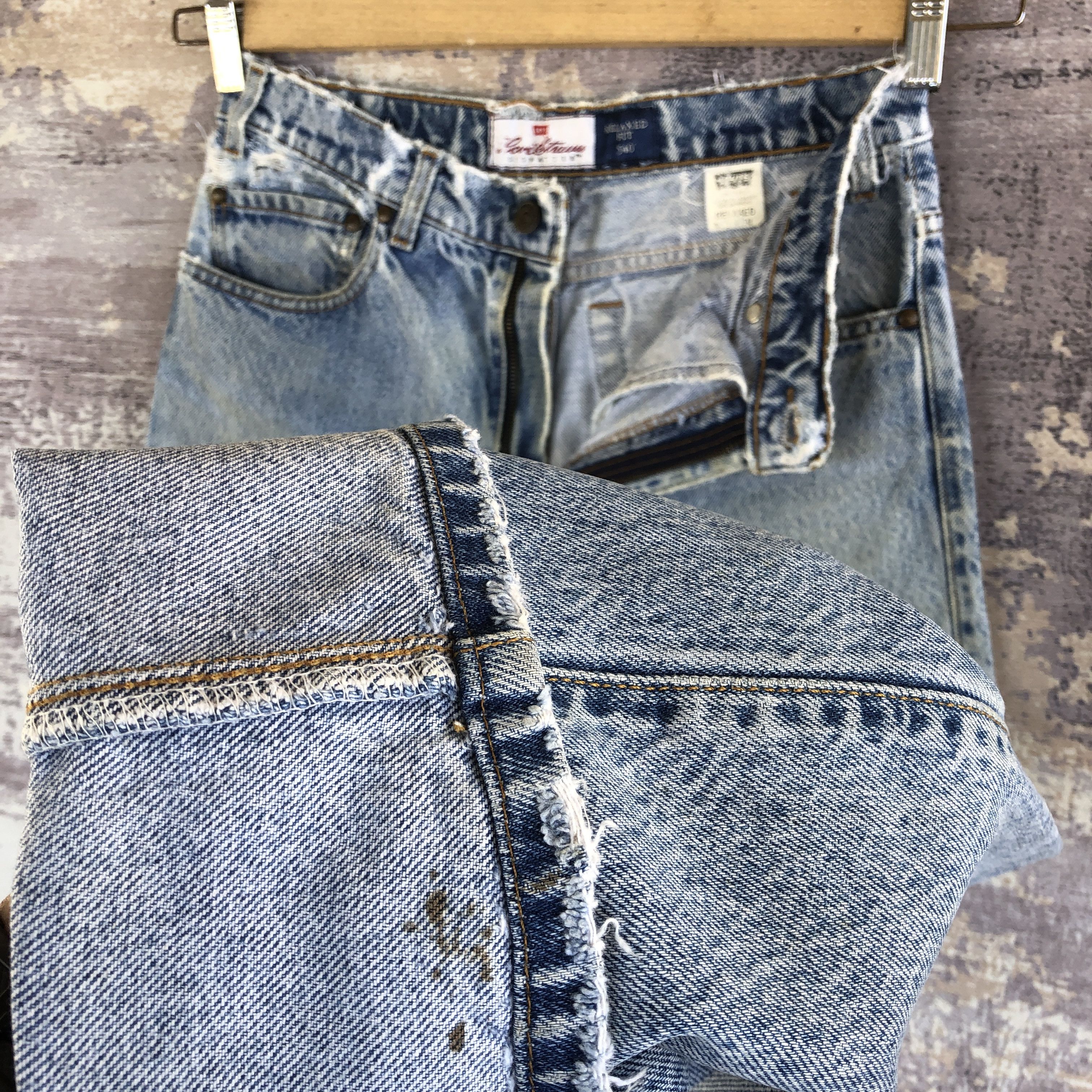 Levi's 90s Levis 540 Jeans Levi's Dirty Distressed Orange Tab Denim Size US 28 / EU 44 - 8 Thumbnail