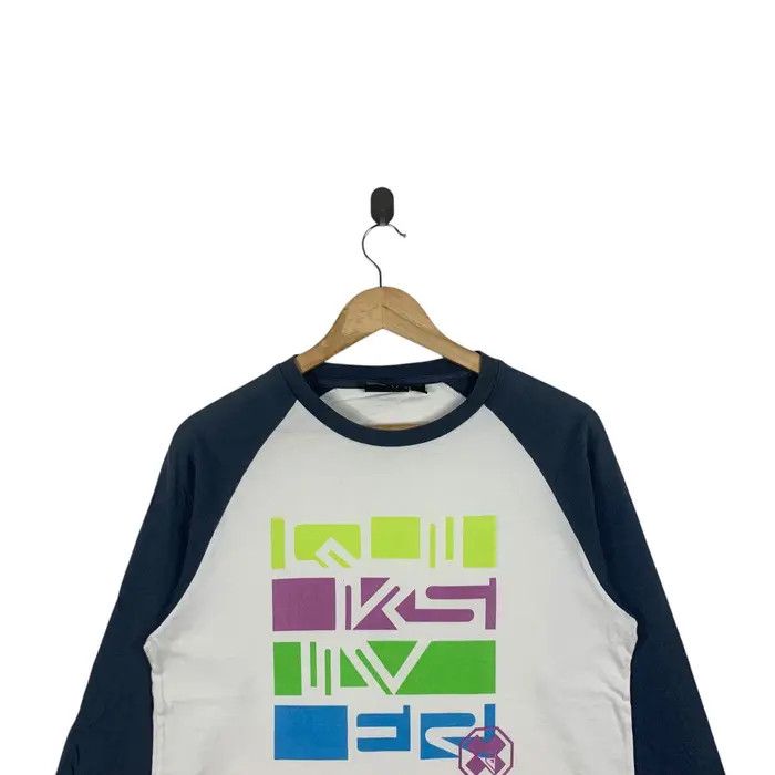 Quiksilver QUIKSILVER SURF Digital Logo Beach Raglan Tee Shirt Size US M / EU 48-50 / 2 - 2 Thumbnail