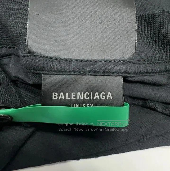 Balenciaga Balenciaga Black Graphic Short Sleeve T. Size US M / EU 48-50 / 2 - 2 Thumbnail