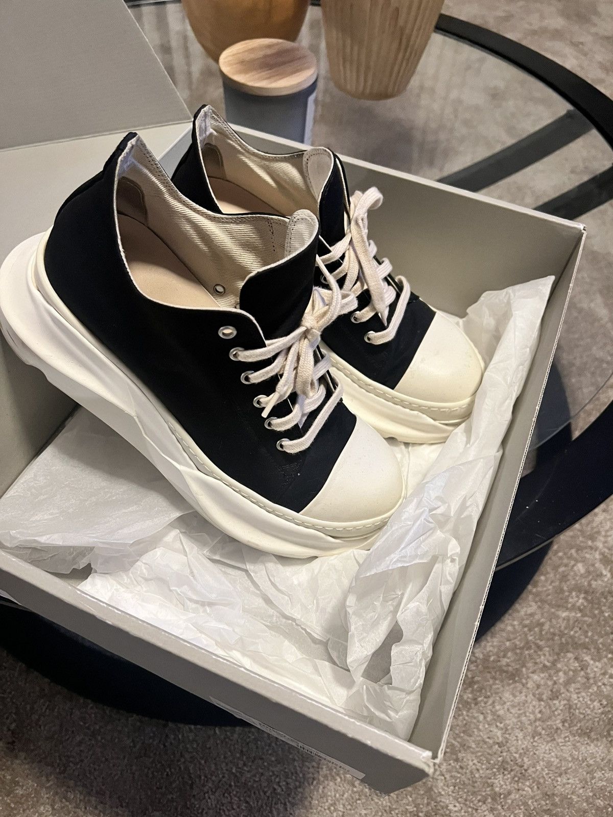 Rick Owens Rick Owens DRKSHDW Abstract Low | Grailed