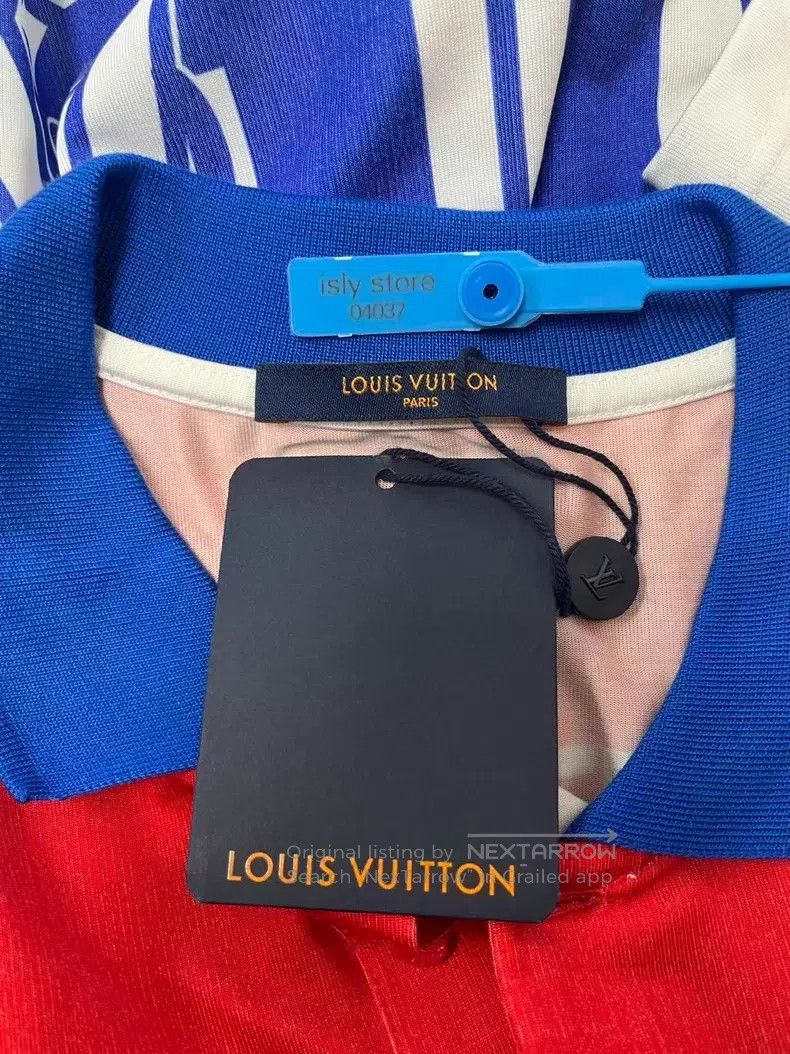 Louis Vuitton Louis Vuitton Logo Color-Block Polo Short Sleeve Polo Shir Size US S / EU 44-46 / 1 - 5 Thumbnail