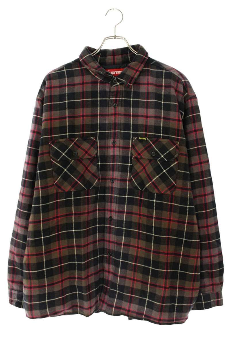 Supreme Supreme Independent Quilted Flannel Shirt | Grailed