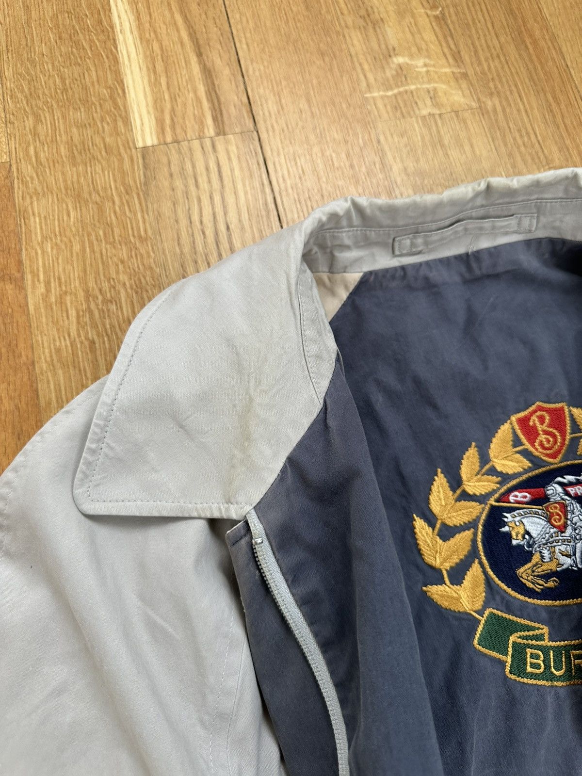 Vintage 90’s Burberry Jacket Big Inside Logo