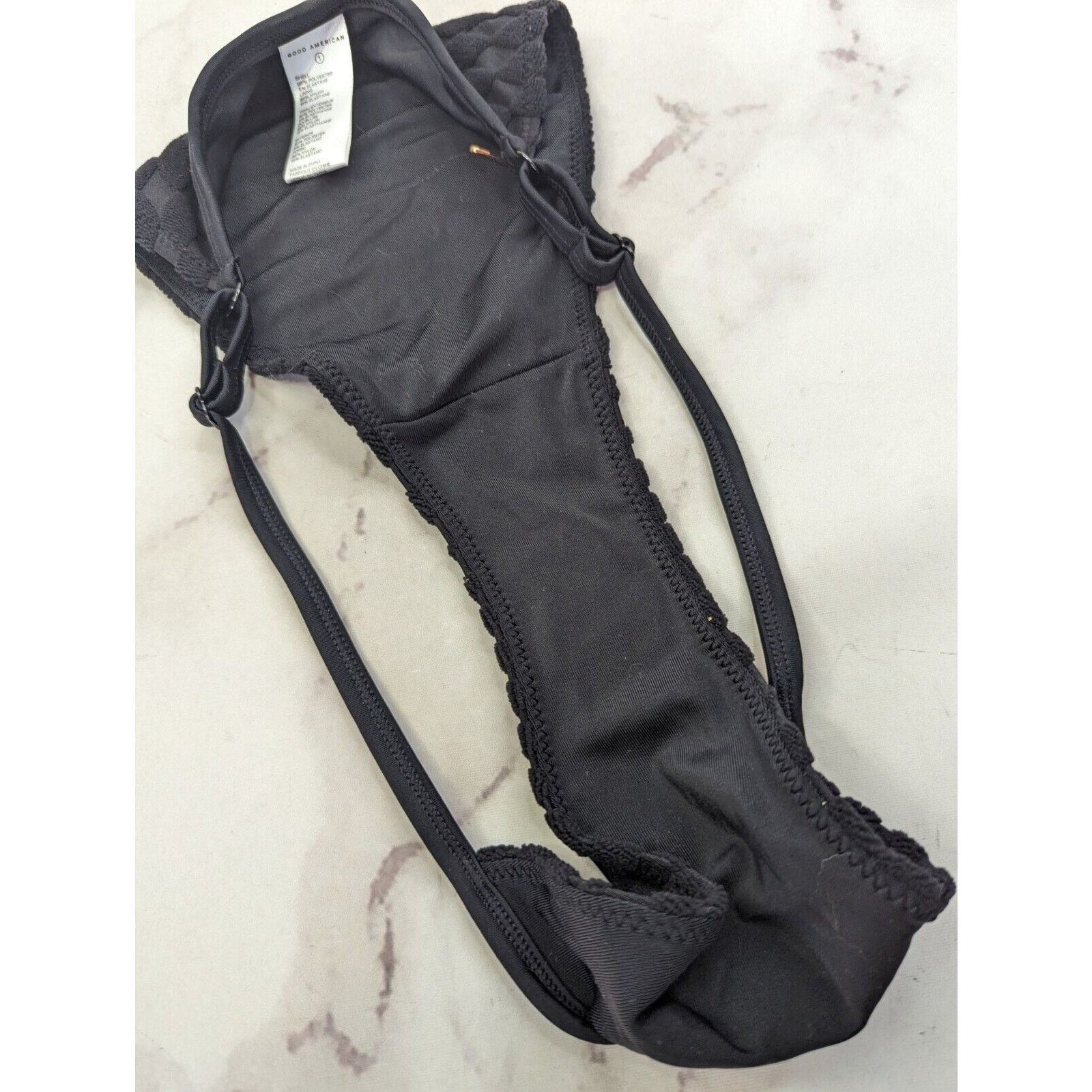 Good American Good American Swim Bottom Women 1 Small Black Adjustable Size S / US 4 / IT 40 - 10 Thumbnail