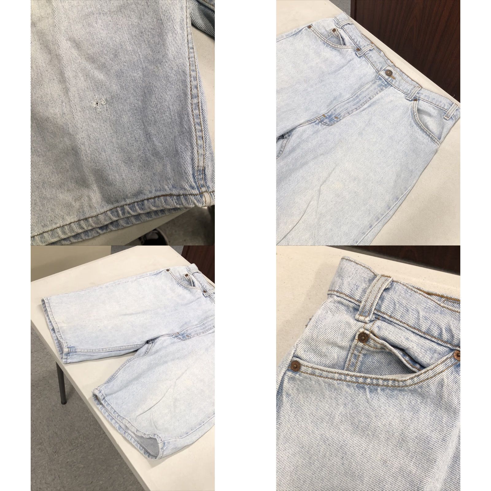 Levi's VINTAGE Levi’s 550 Orange Tab Denim Shorts Size 34 Blue Size US 34 / EU 50 - 8 Thumbnail