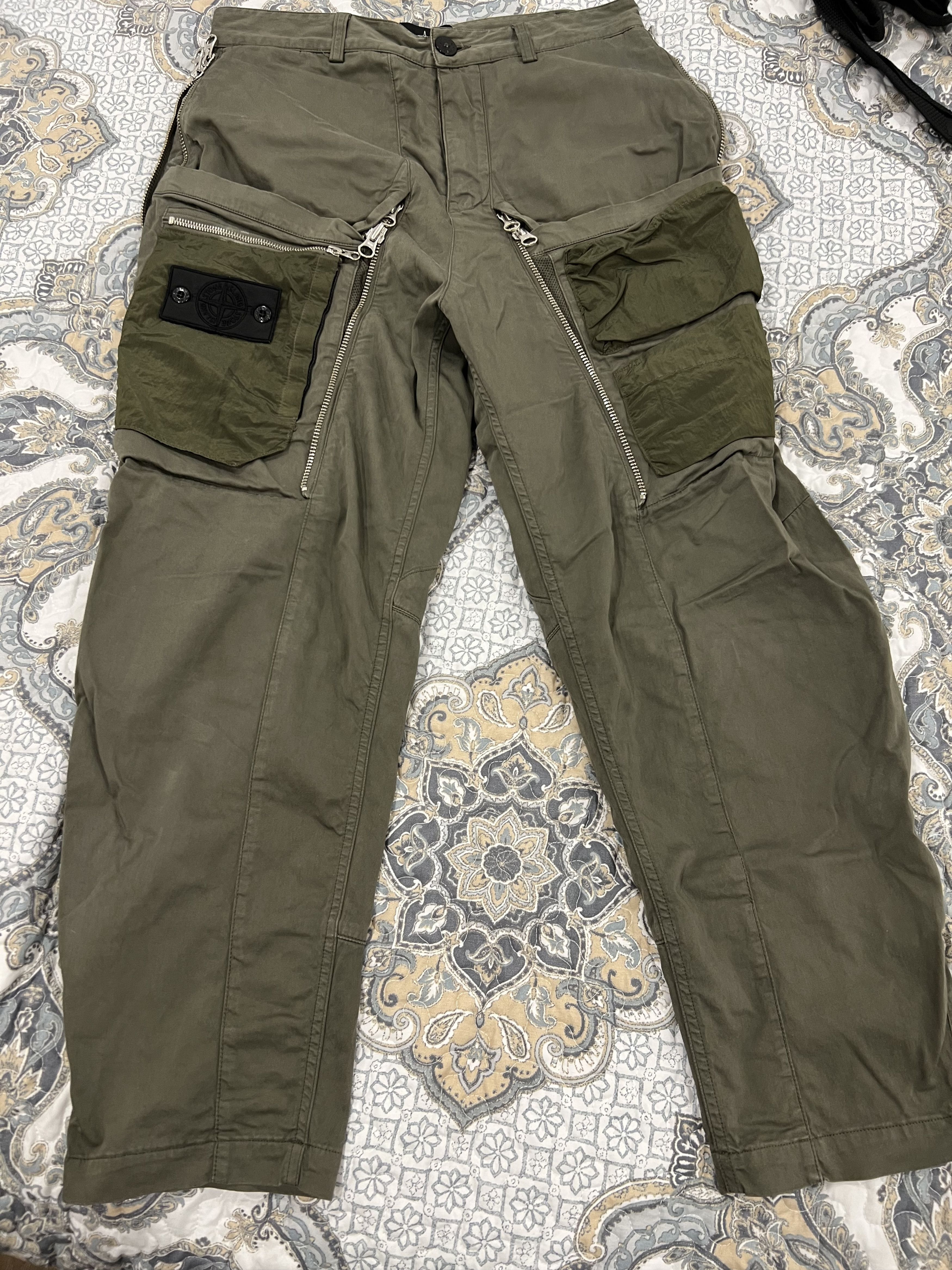 Stone Island Shadow Project Stone Island Shadow Project Olive Convert Cargo Pant 48 Size US 32 / EU 48 - 8 Thumbnail