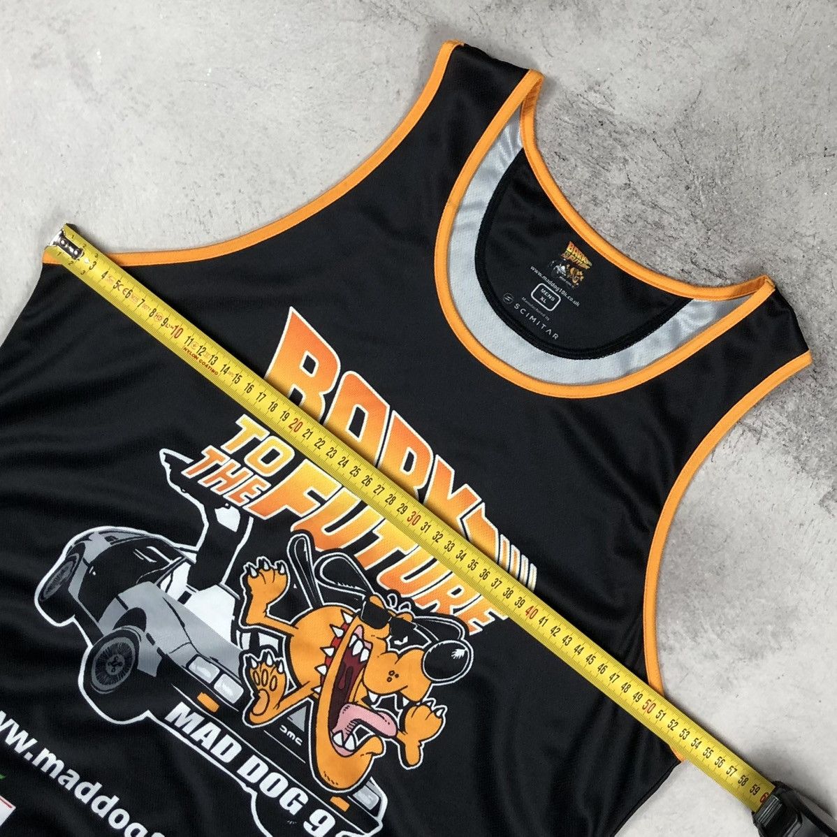 Other Mad Dog 10k Bark To The Future 2019 Scimitar Tank Top Size US XL / EU 56 / 4 - 16 Thumbnail