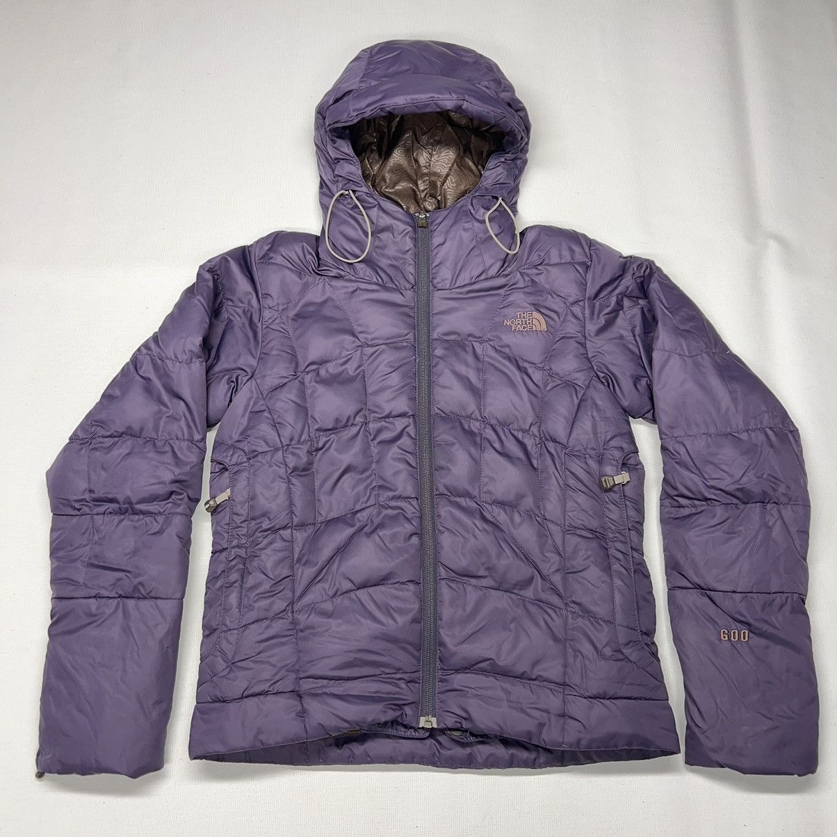 The North Face The North Face Down Jacket 600 Full Puffer Purple Plum Zip Size XS / US 0-2 / IT 36-38 - 1 Thumbnail