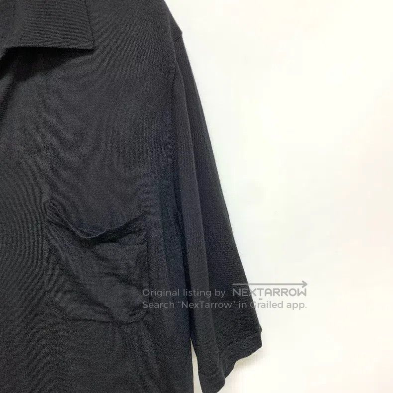 Saint Laurent Paris Saint Laurent Paris Black Polo Neck Knit Sweater Size US L / EU 52-54 / 3 - 3 Thumbnail
