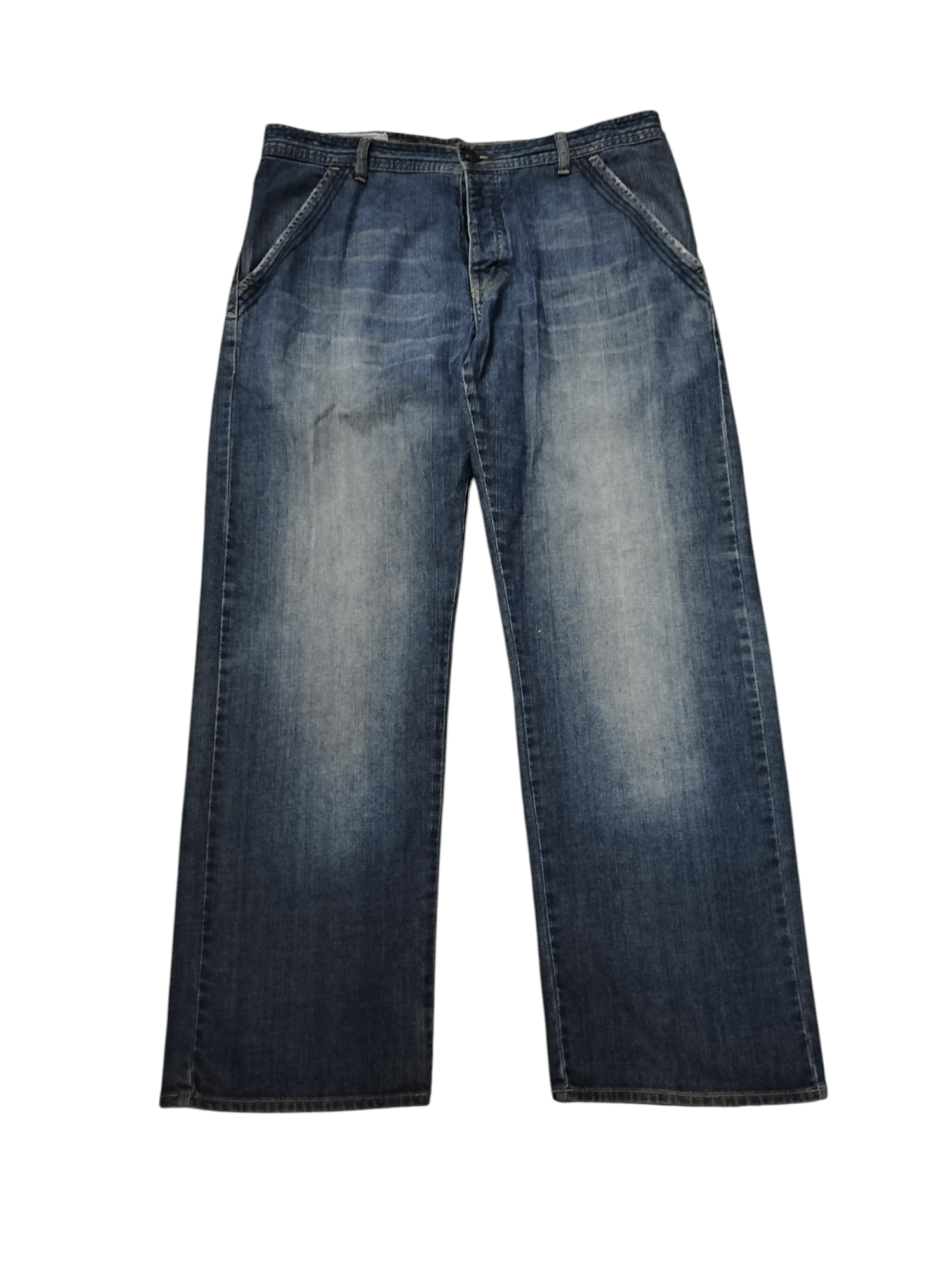 Oakley Oakley Industrial Denim mud wash distressed style jeans goa Size US 37 - 1 Thumbnail