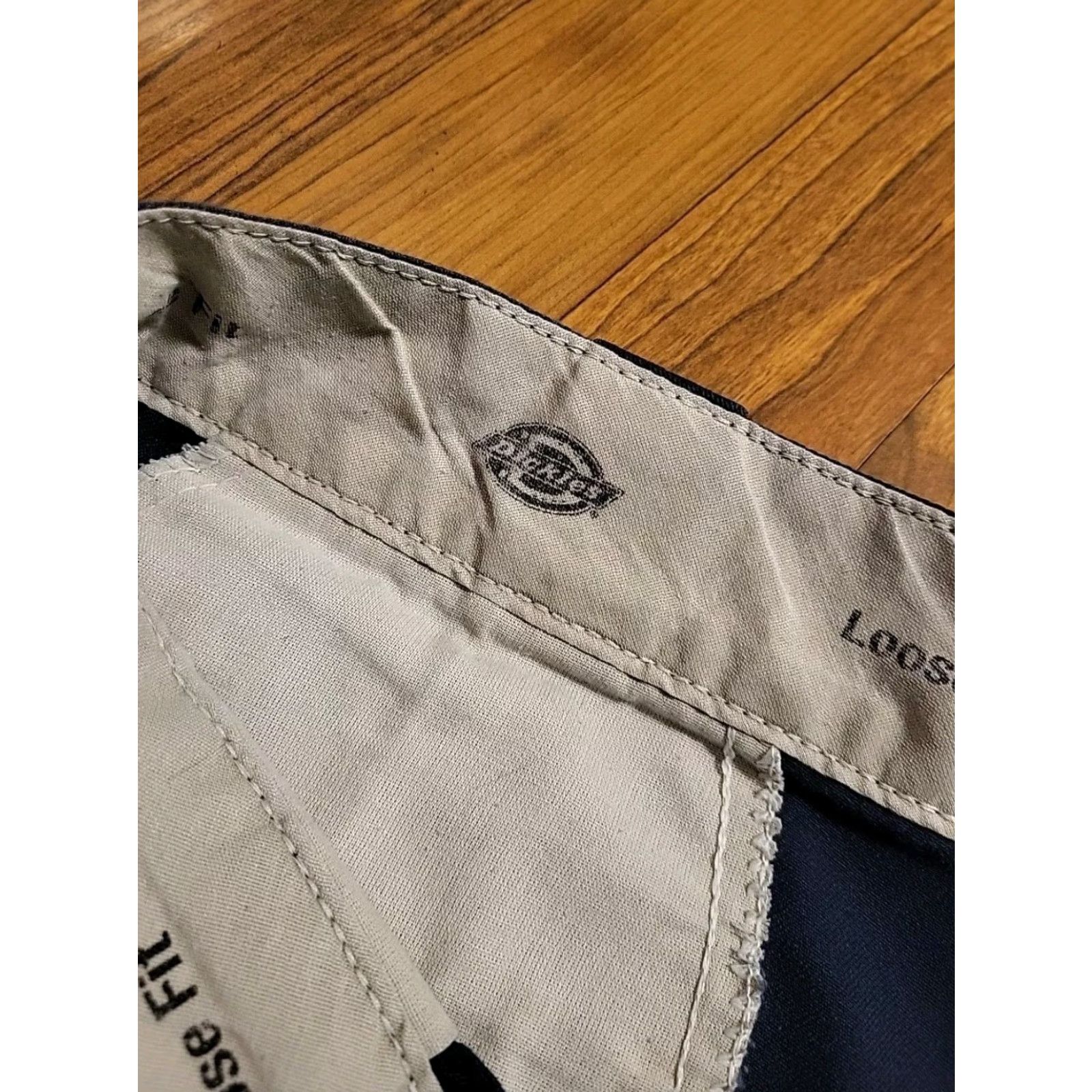 Dickies VINTAGE Dickies Cargo Shorts 34" x 12" Blue Cotton 80's 12" Rise Loose Fit Venice Mens Size US 34 / EU 50 - 6 Thumbnail