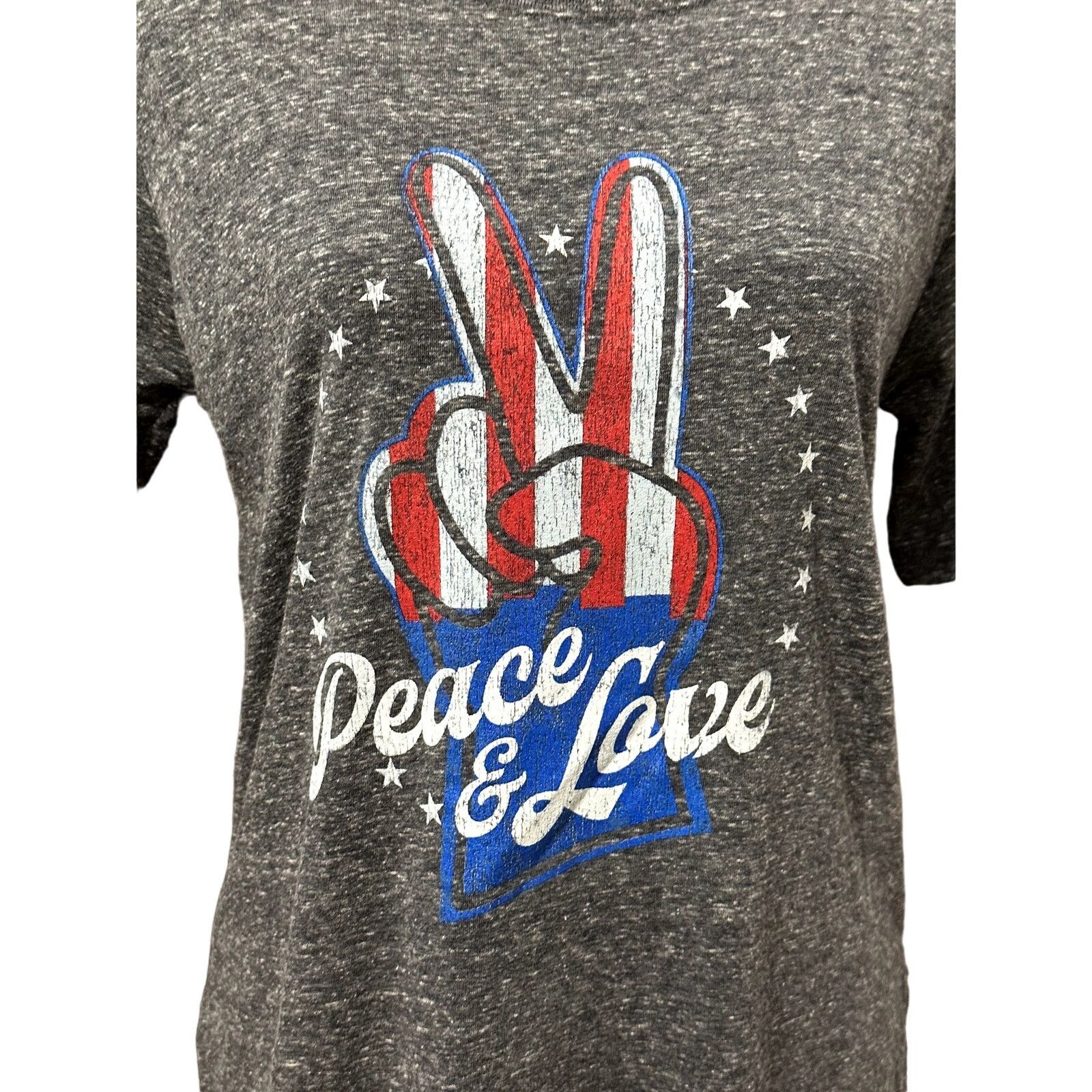 Other Royce Brand T-Shirt Peace & Love Short Sleeves Gray Womens M Size M / US 6-8 / IT 42-44 - 2 Thumbnail