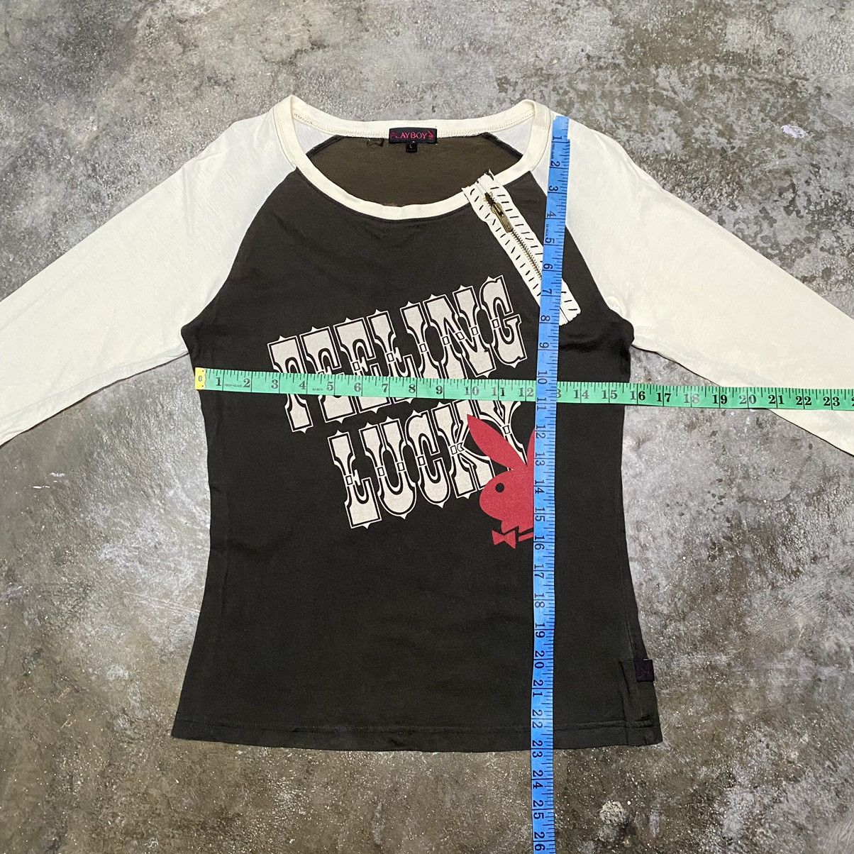 Playboy PLAYBOY FEELING LUCKY RAGLAN T SHIRT Size L / US 10 / IT 46 - 13 Thumbnail