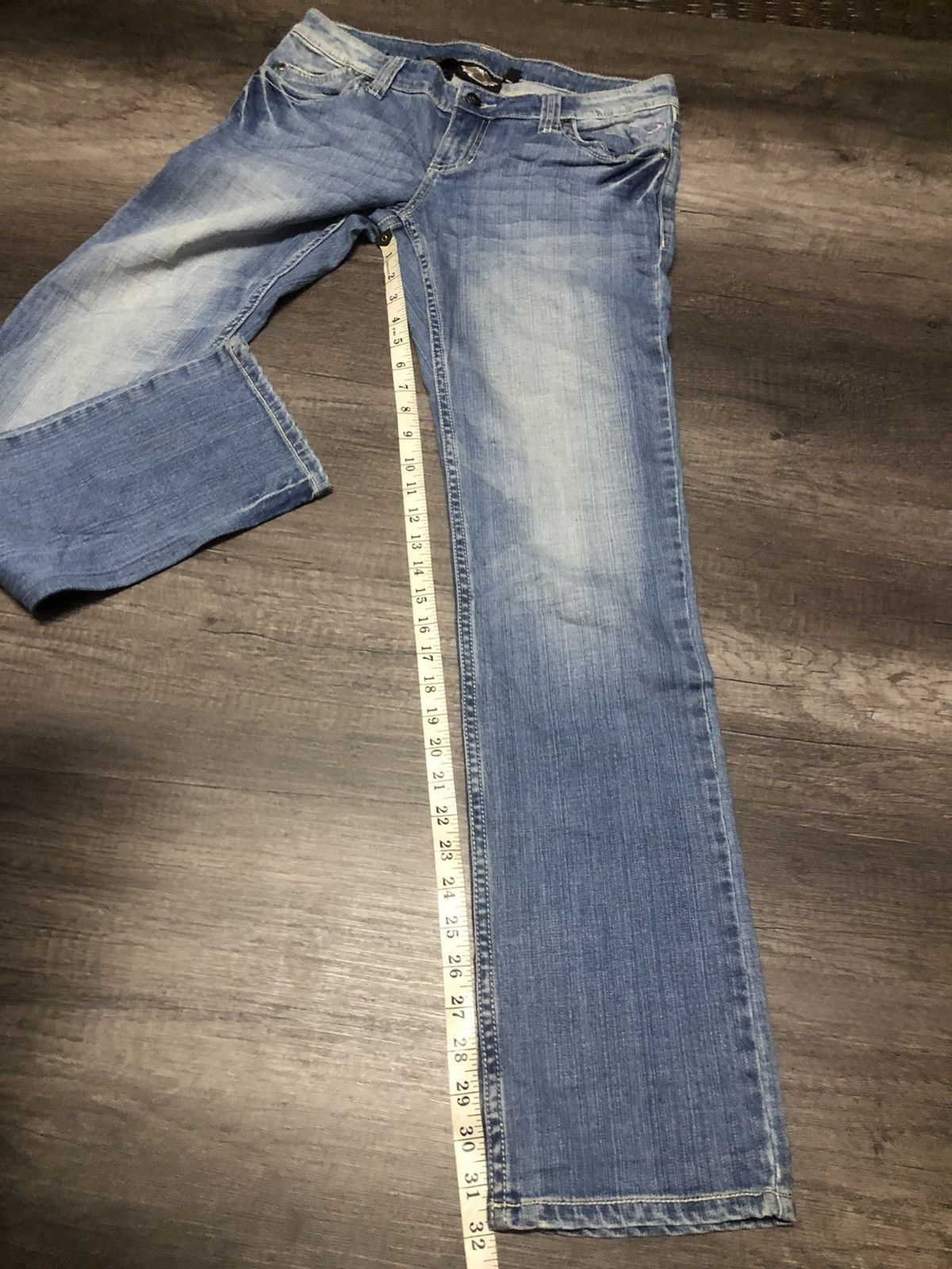 Harley Davidson × Vintage HARLEY DAVIDSON DENIM JEANS Size 32" / US 10 / IT 46 - 15 Thumbnail