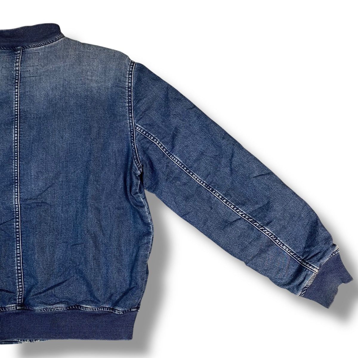 Gap GAP Product Red Denim Bomber Jacket Size US S / EU 44-46 / 1 - 6 Thumbnail
