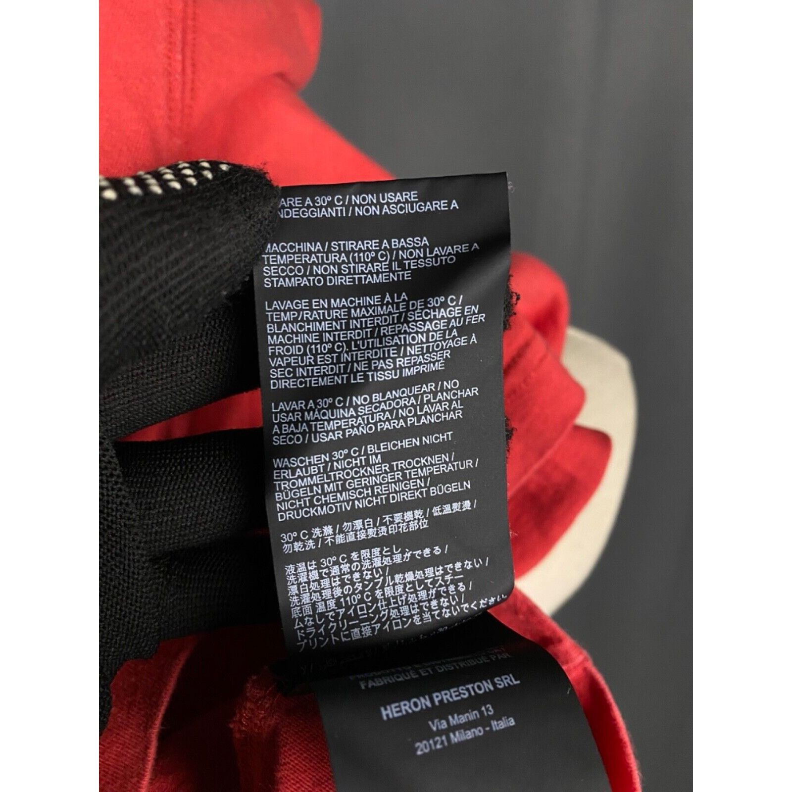 Heron Preston Heron Preston Big Logo Men's Red T-Shirt Size S Size US S / EU 44-46 / 1 - 13 Thumbnail