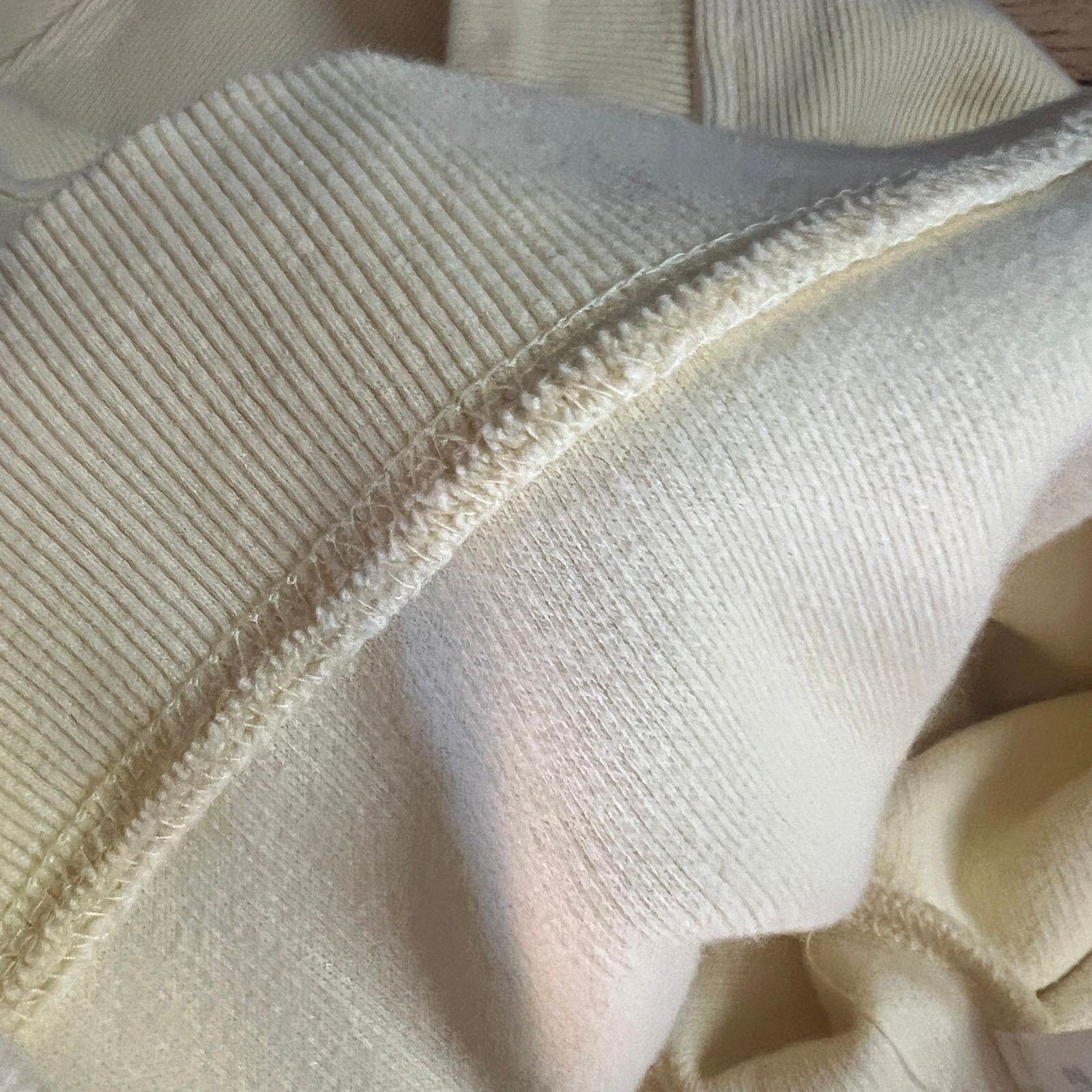 Tasso Elba Tasso Elba Men’s Pullover Sweater Cream Ribbed Cotton Size L Size US L / EU 52-54 / 3 - 11 Thumbnail