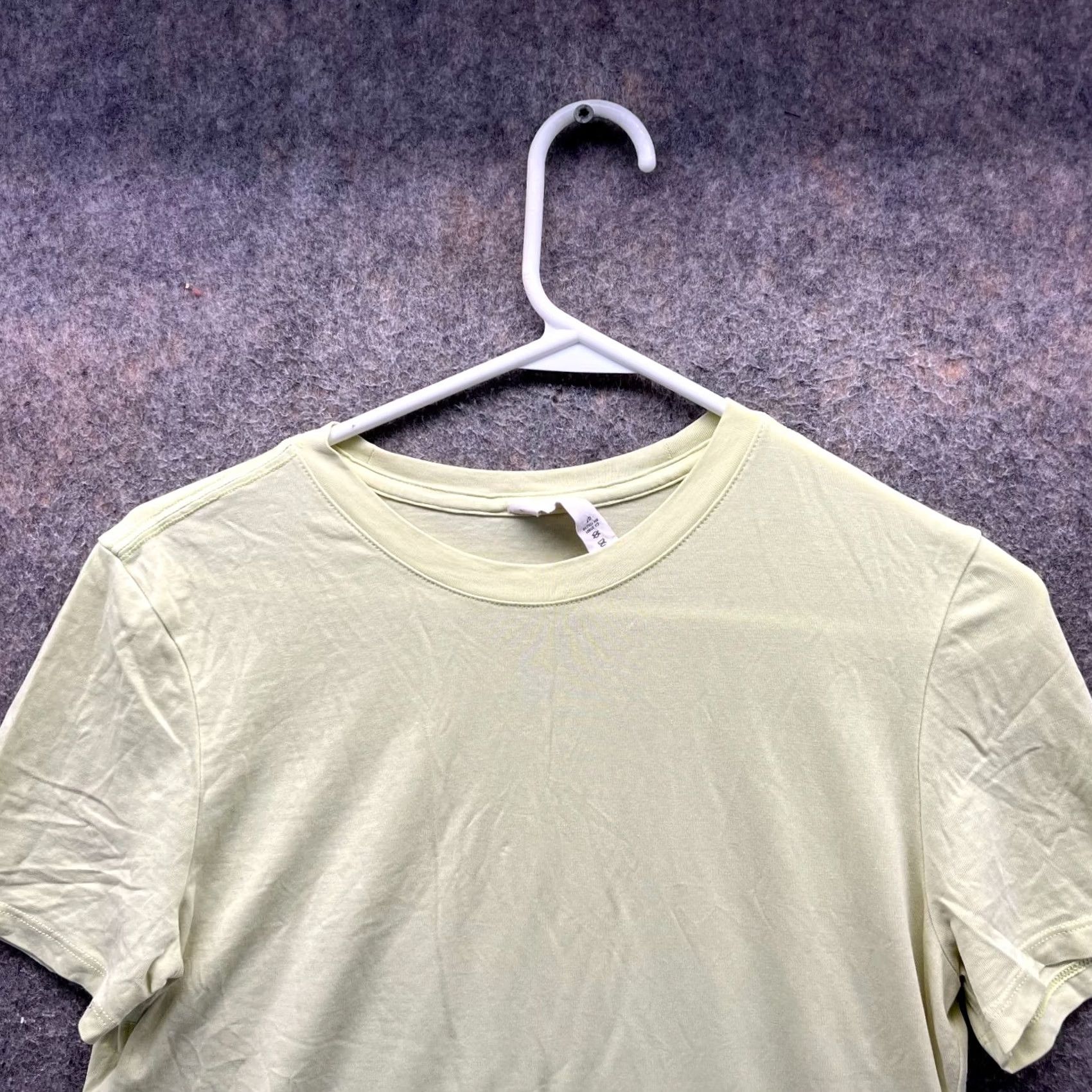 Lululemon VINTAGE Lululemon Shirt Women 2 Green Short Sleeve Crew Neck Knit Cotton T-Shirt Regular Stretch Fashion Women 90s Size XS / US 0-2 / IT 36-38 - 6 Thumbnail