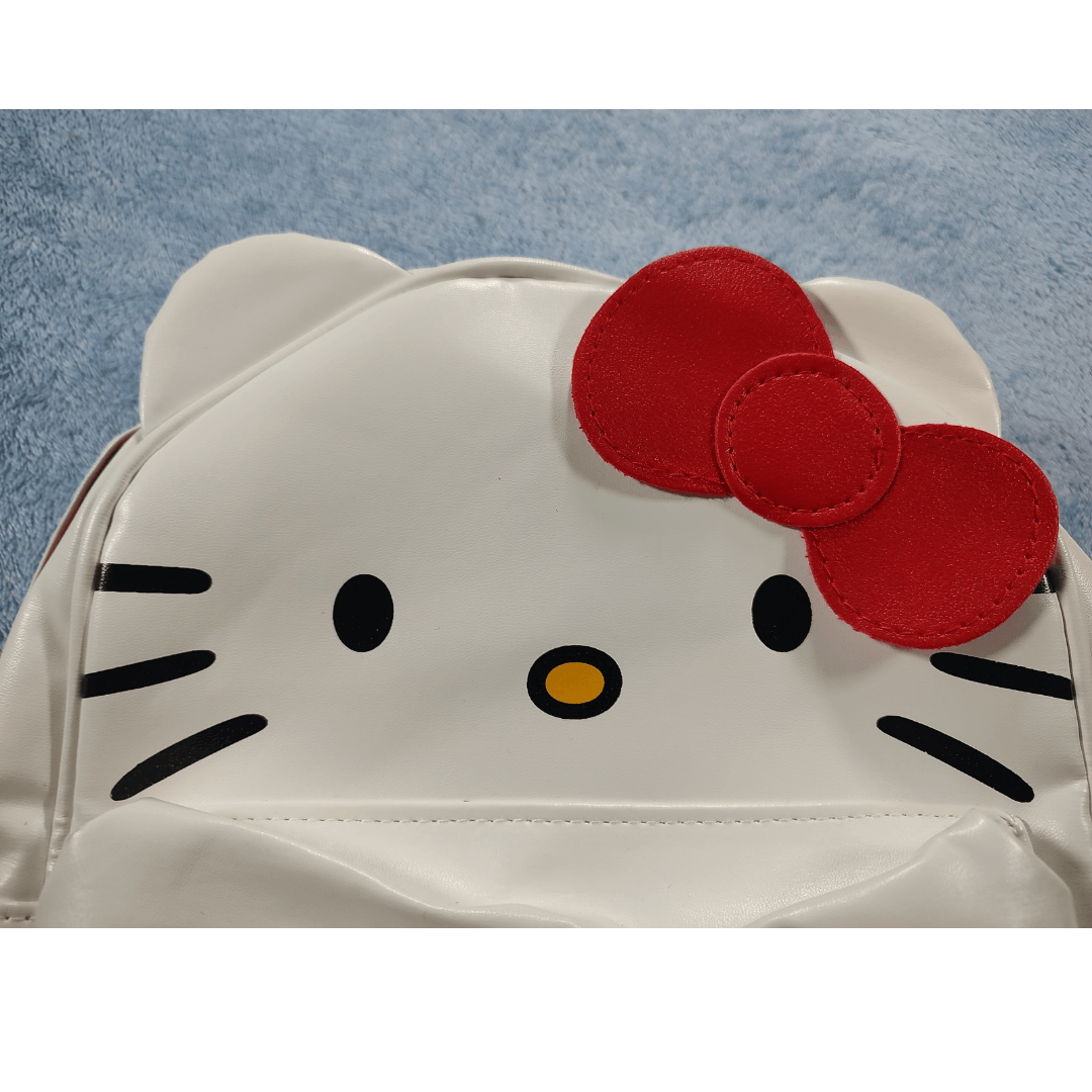 Japanese Brand Hello Kitty Backpack, White, Adjustable Straps, New Size ONE SIZE - 12 Thumbnail