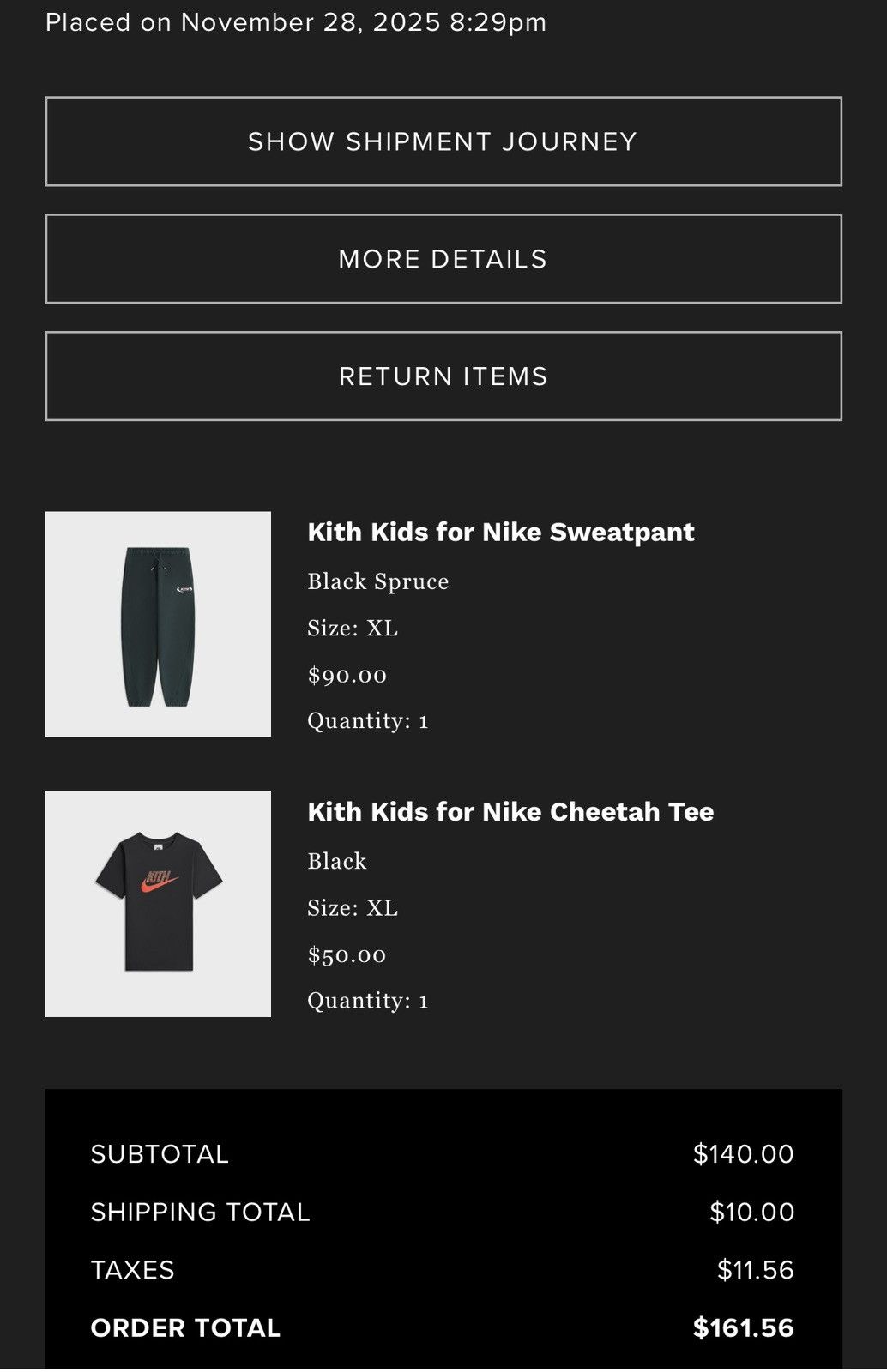 Kith × Nike Kith x Nike Kids Sweats Size US 28 / EU 44 - 6 Thumbnail