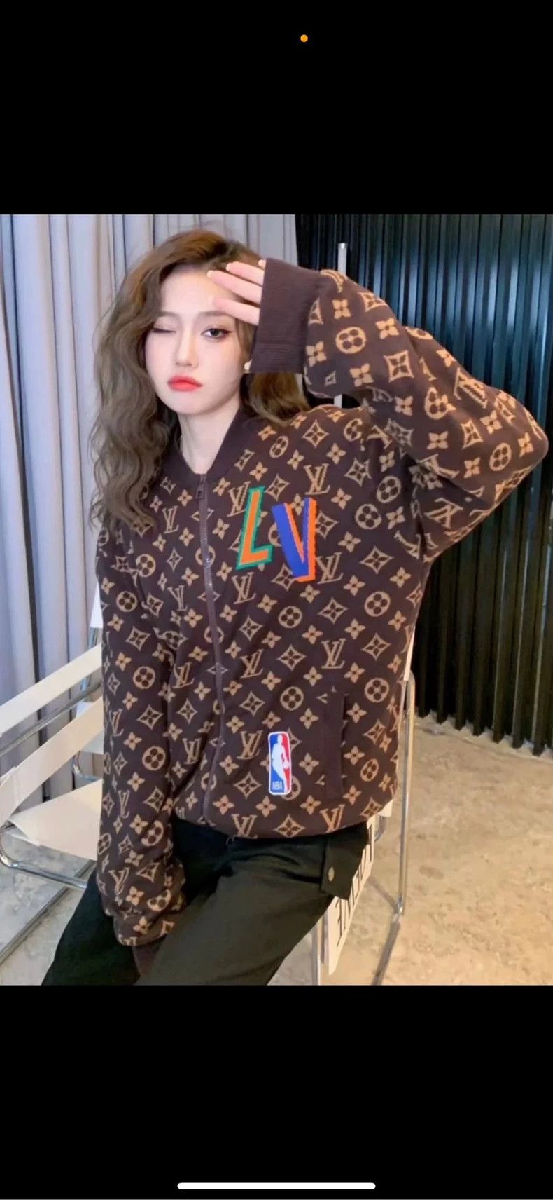 Louis Vuitton Louis Vuitton NBA co-branded presbyopic full-print knit ja Size US M / EU 48-50 / 2 - 6 Thumbnail